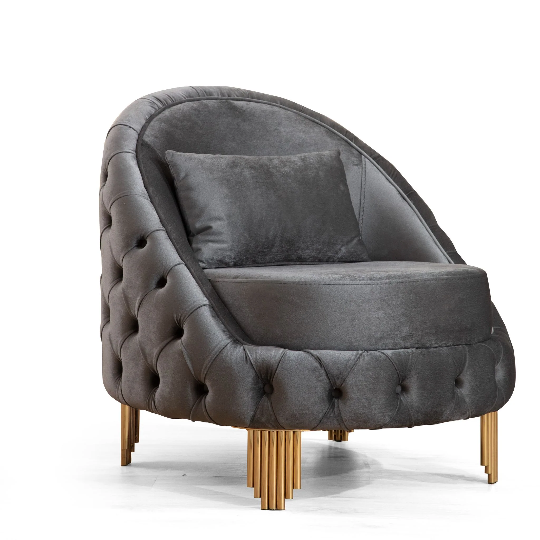 Vanessa Chair Gray - Image 4