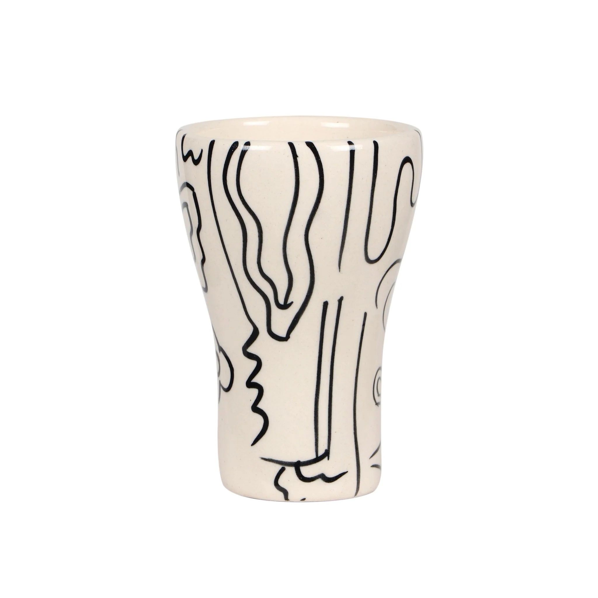 Velma 'Bashful' Ceramic Glasses - Set of 4 - Image 3