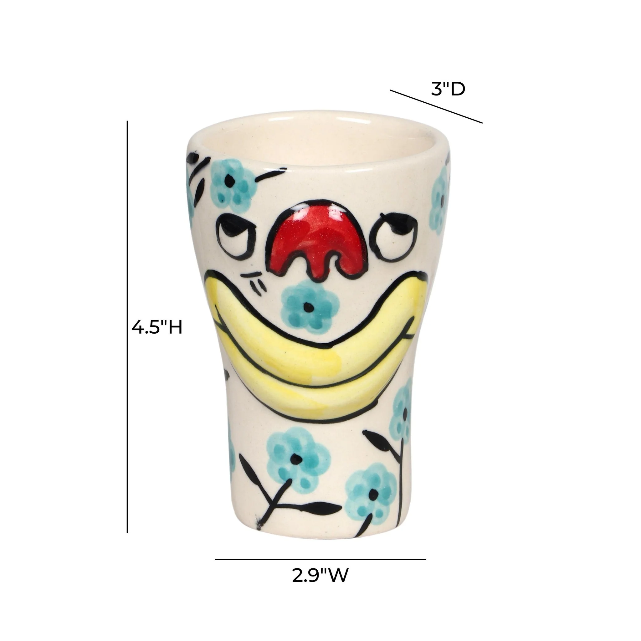 Velma 'Daydreamer' Ceramic Glasses - Set of 4 - Image 4
