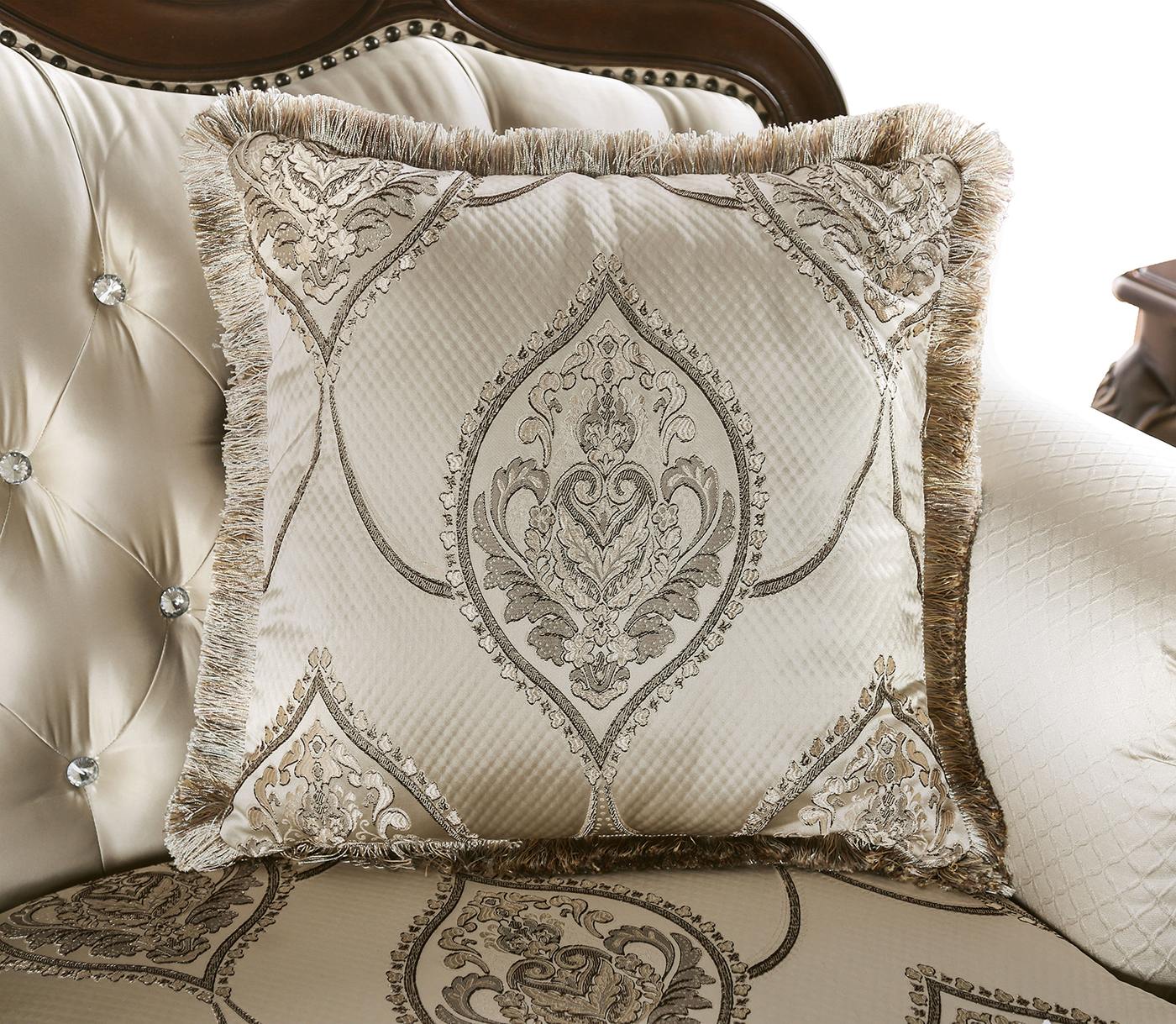 Veracruz Loveseat, Dark Cherry/Beige - Image 3