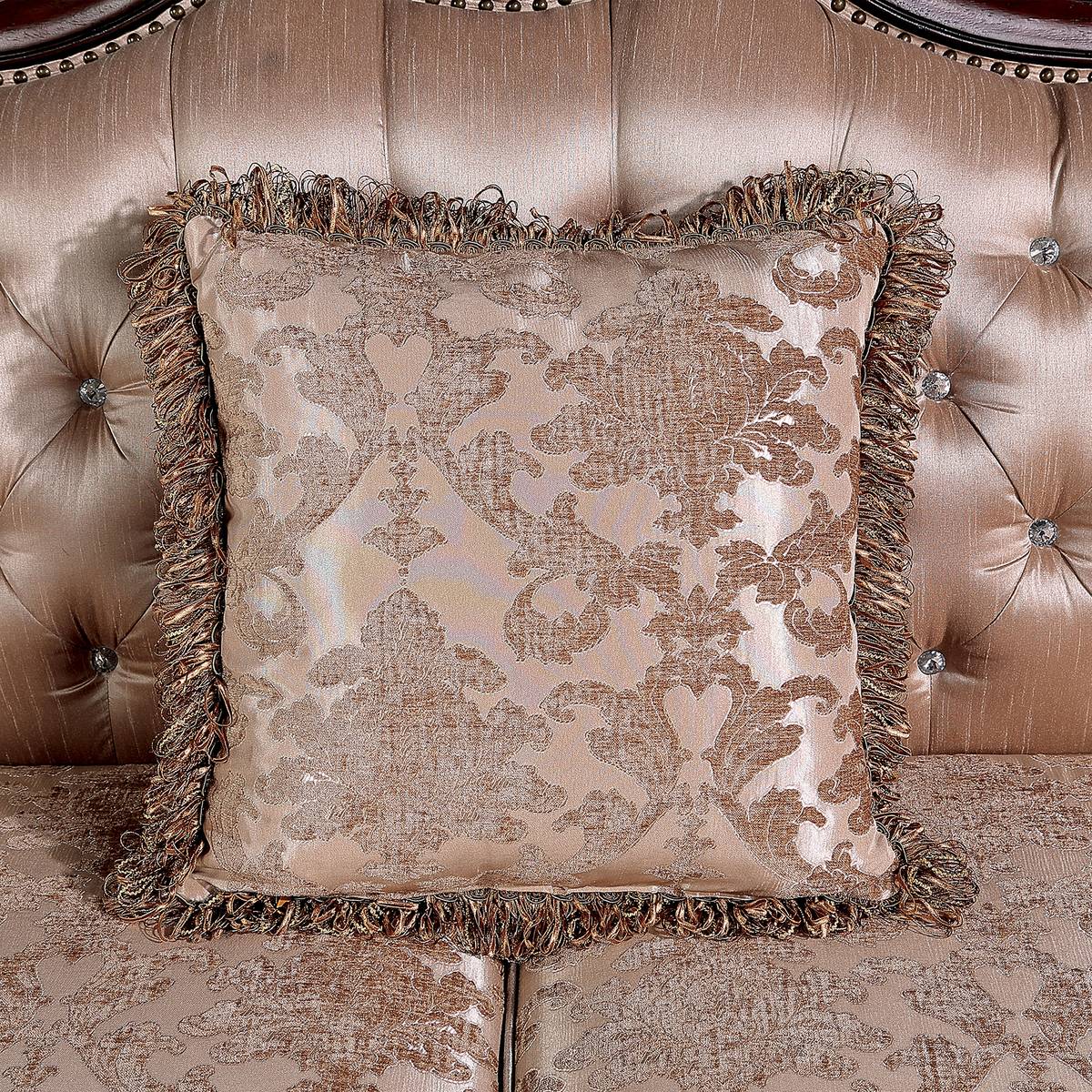 Veracruz Sofa, Dark Cherry/Light Brown - Image 7