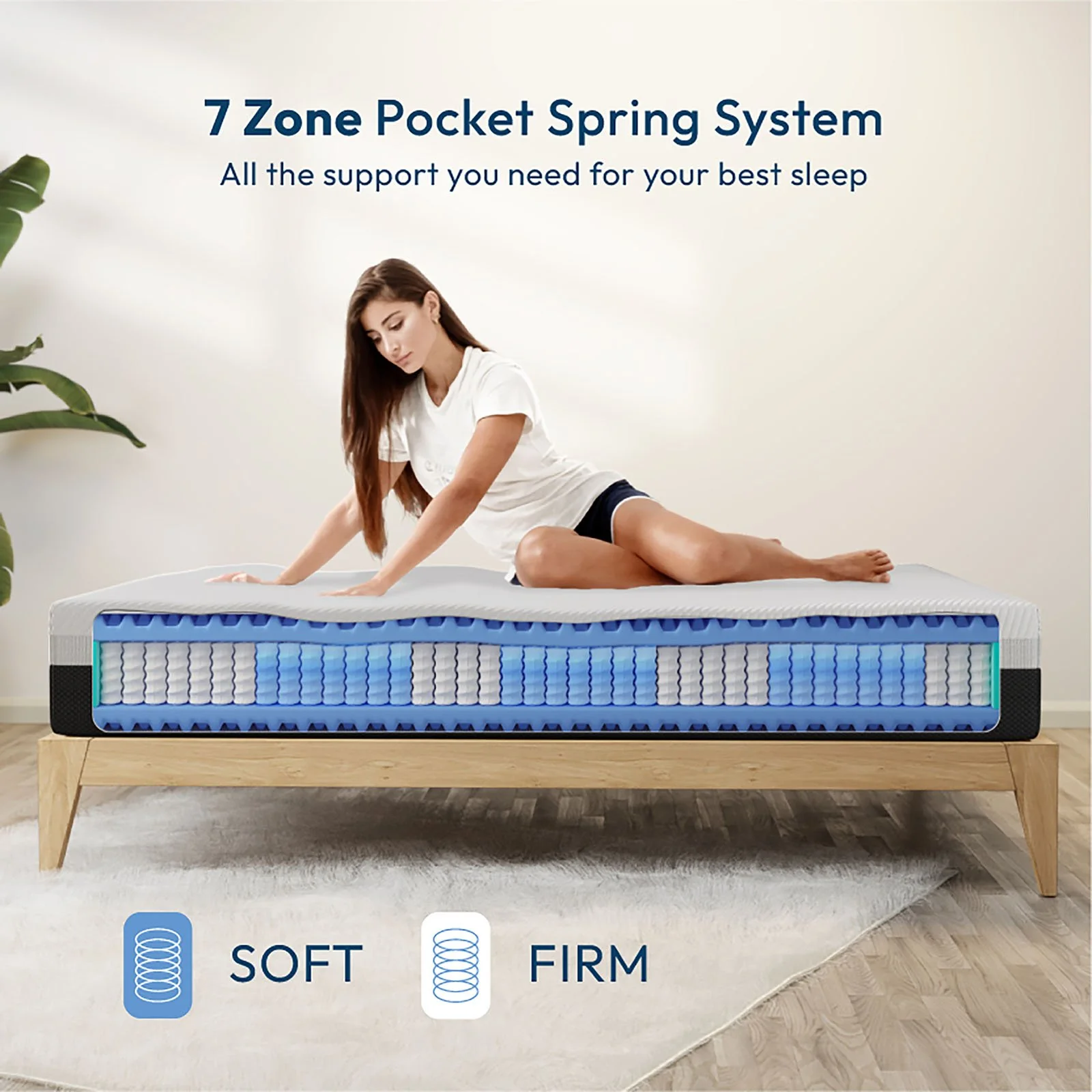 Verbena 12" Cal.King Hybrid Mattress - Image 5