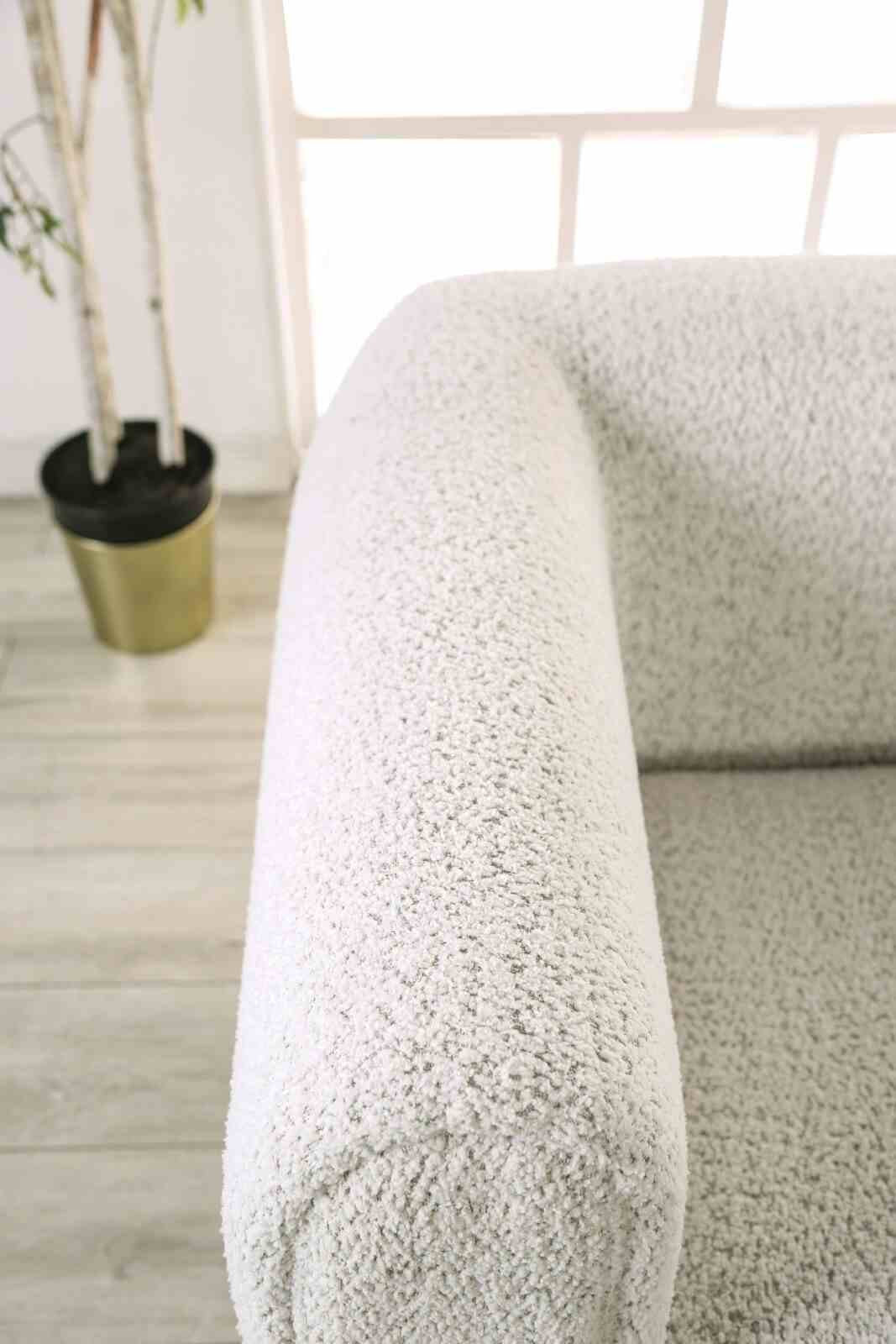 Verdal Loveseat, Off-White - Image 4