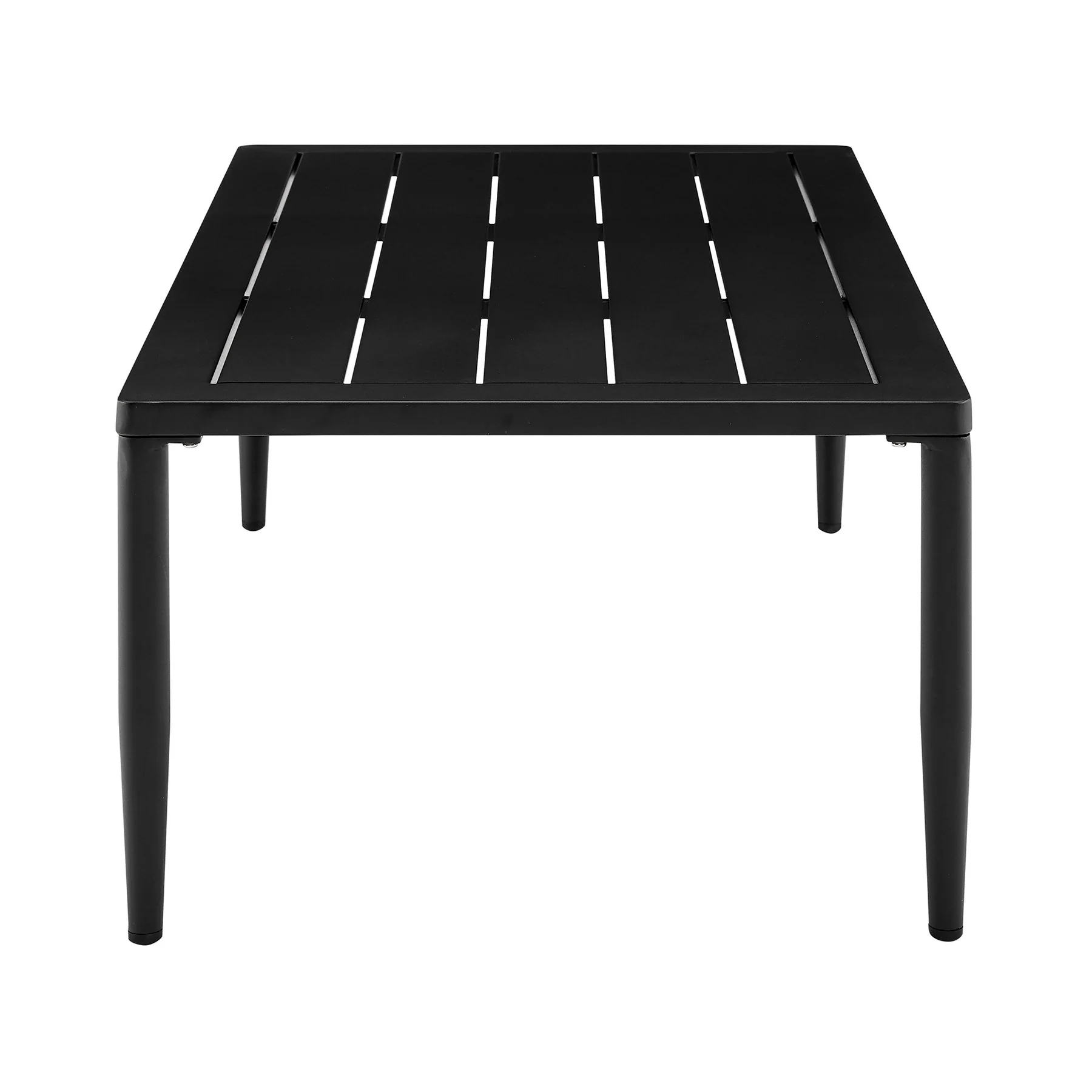 Veyda Aluminum Outdoor Coffee Table in Black - Image 3