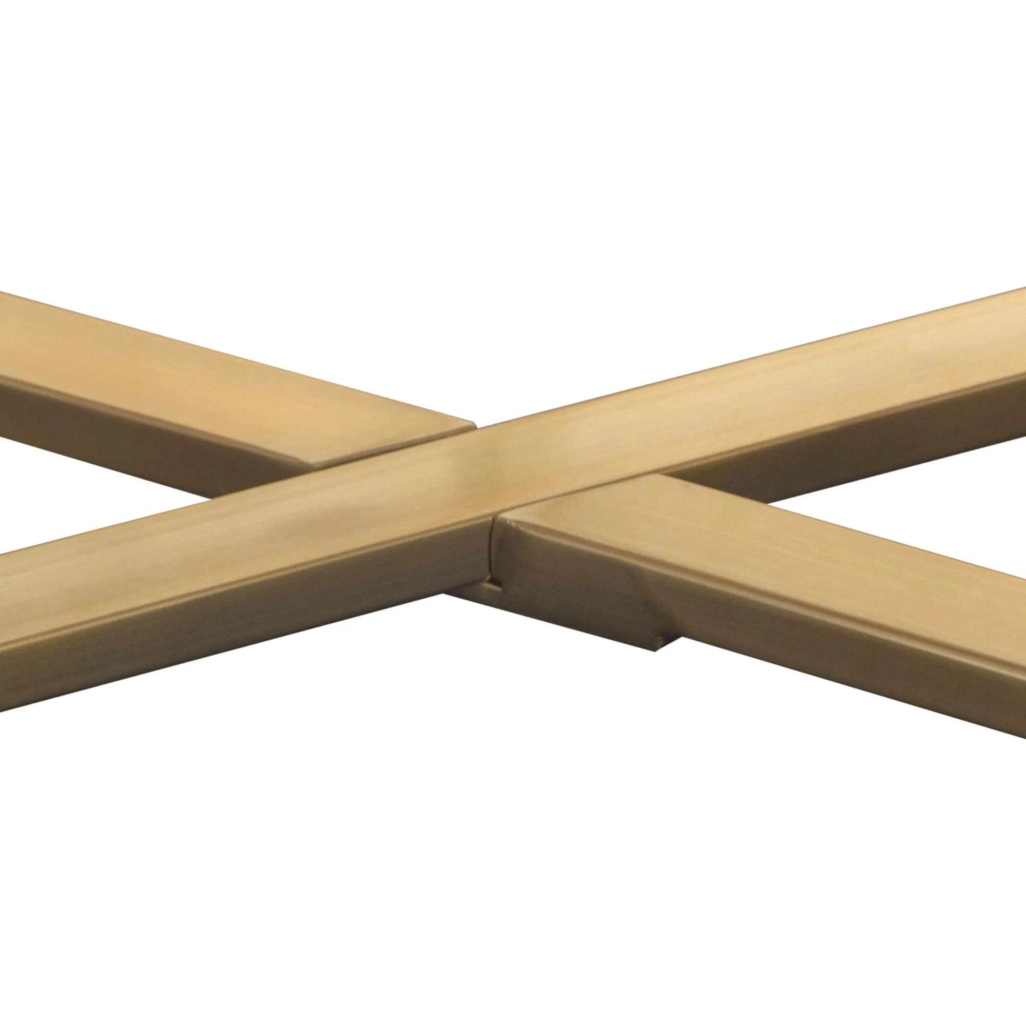 Vida Rectangle Cocktail Table w/ Faux Marble Top and Brushed Gold Metal Frame by Diamond Sofa - Image 6