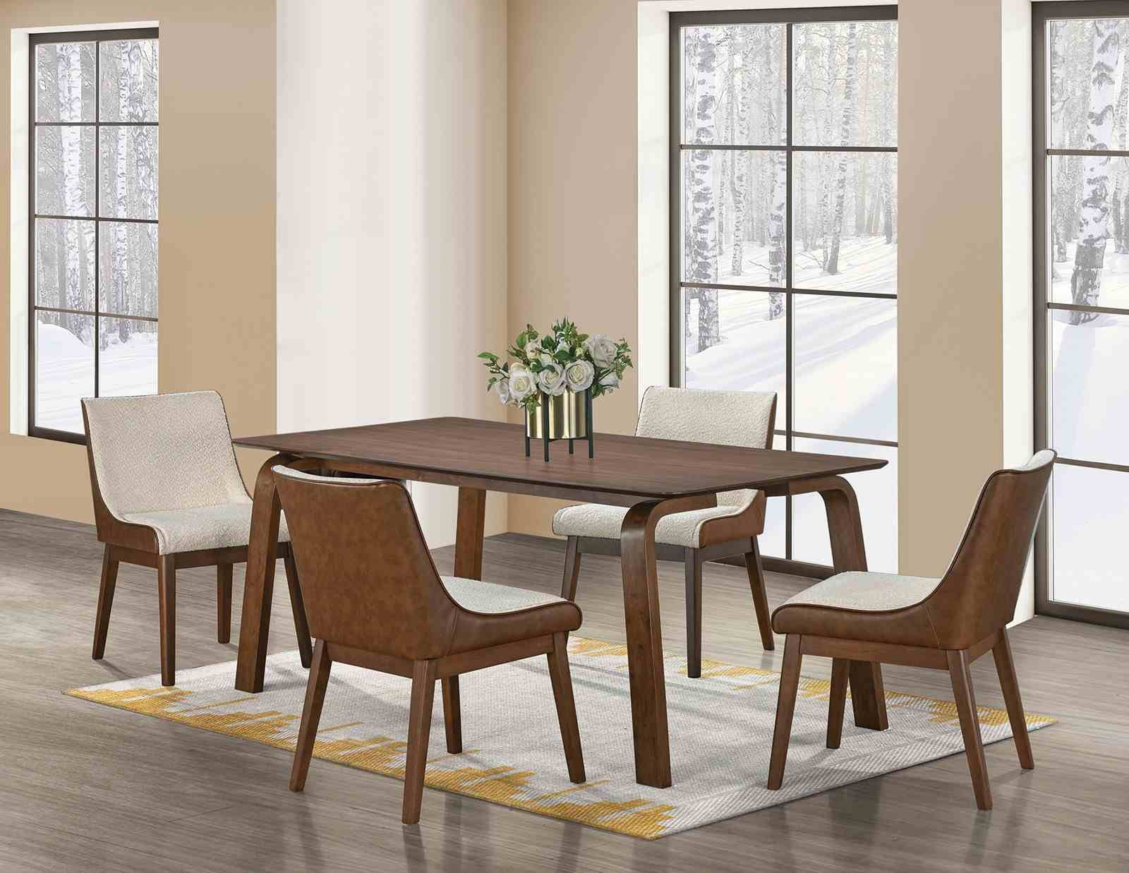 Viken Side Chair (2/CTN), Walnut - Image 2