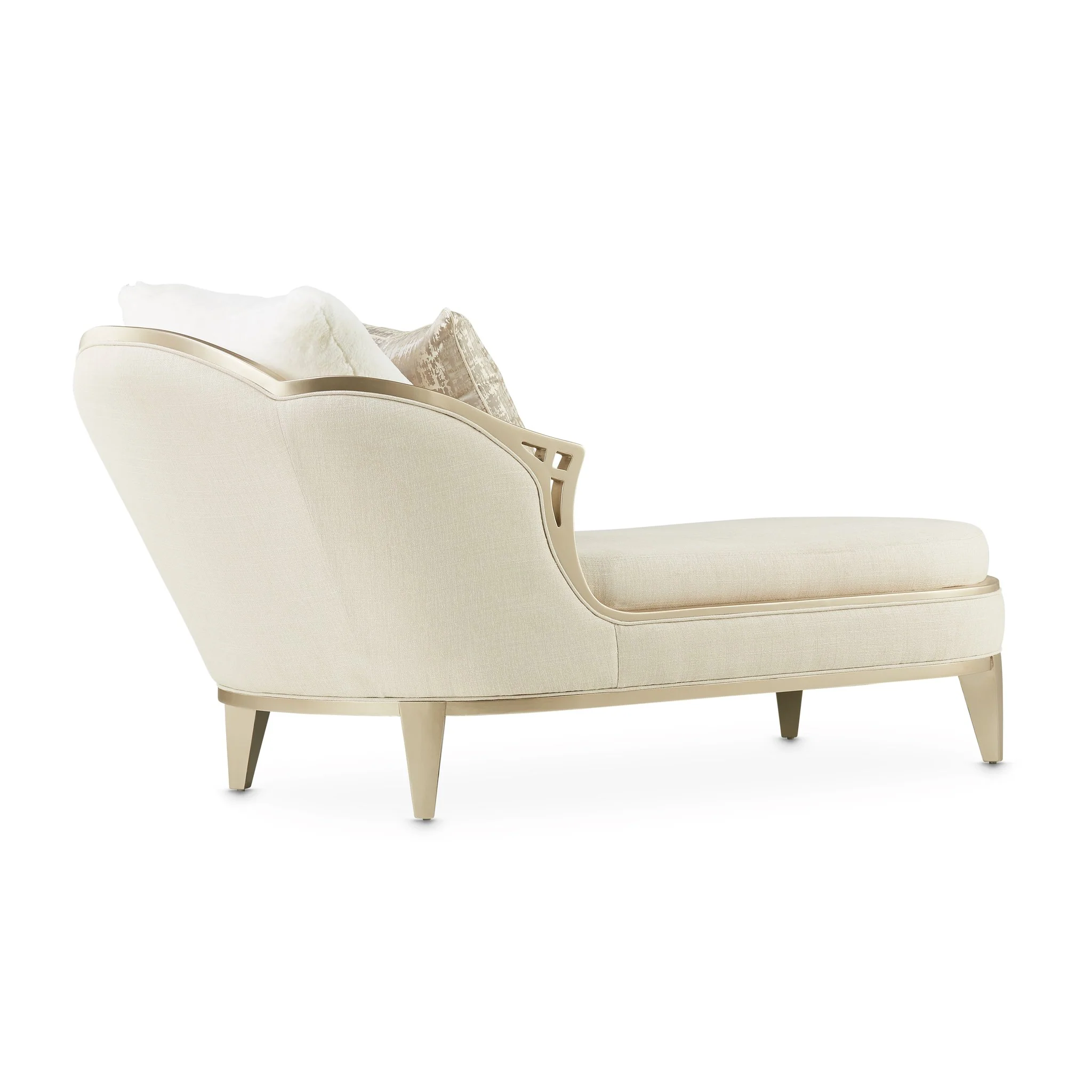 Villa Cherie Chaise - Pearl/Caramel - Image 4