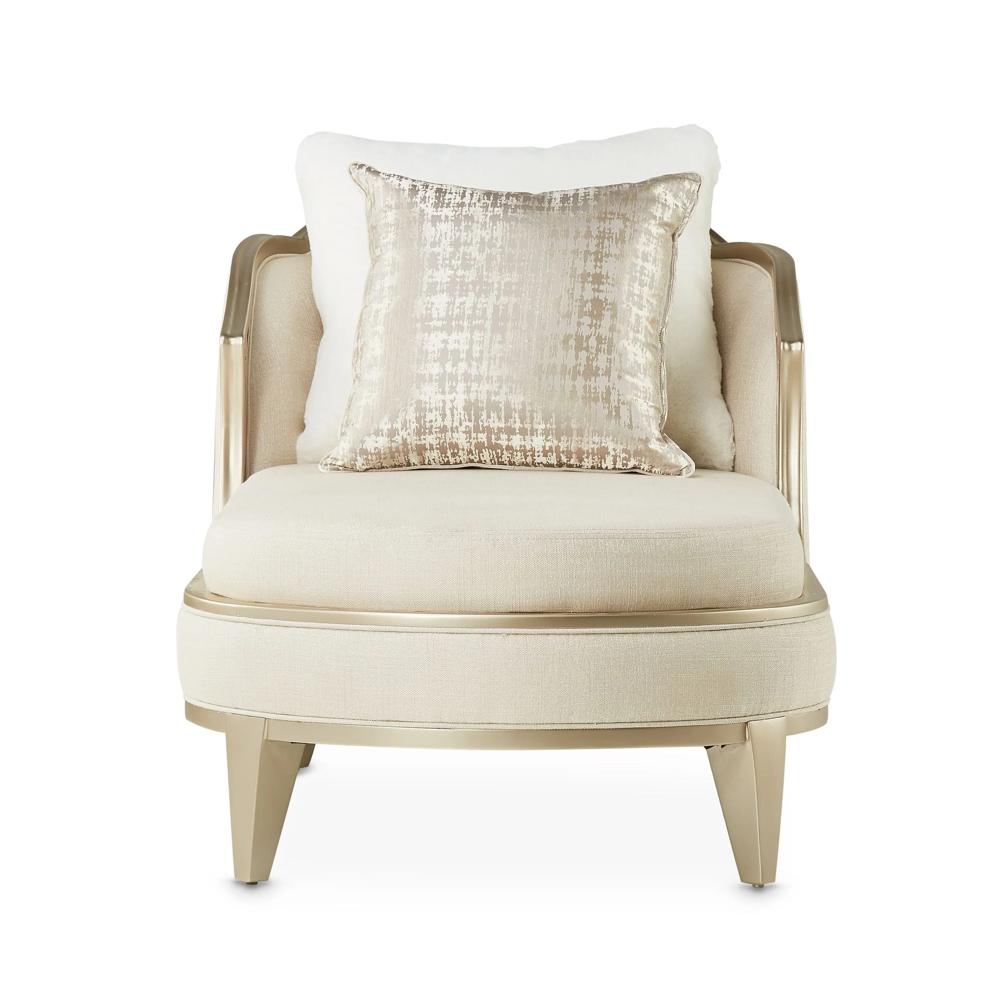 Villa Cherie Chaise - Pearl/Caramel - Image 8