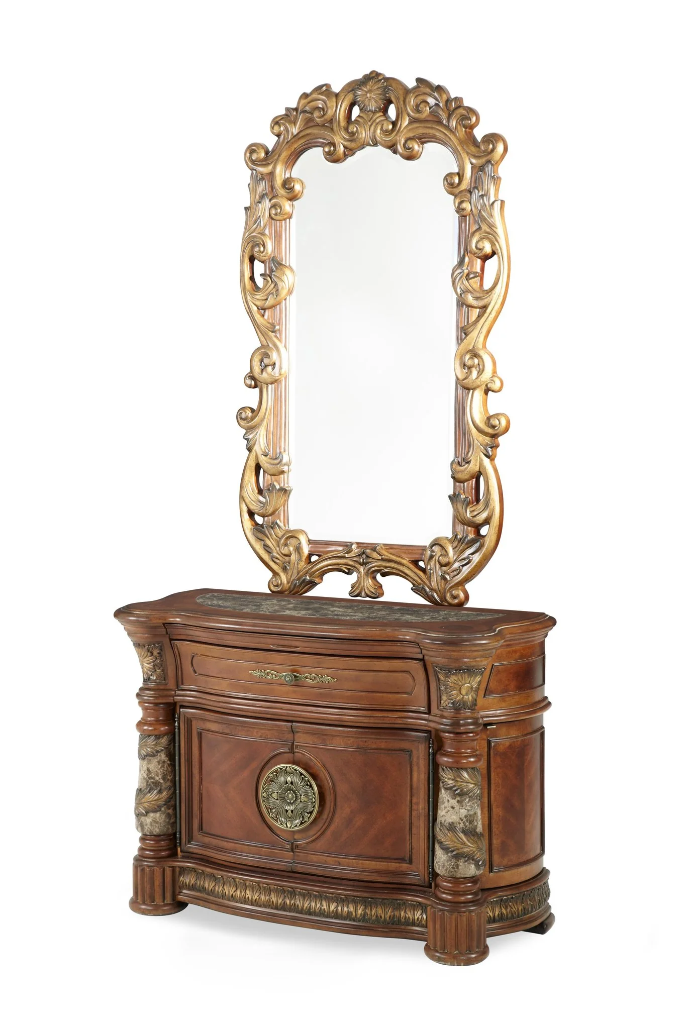 Villa Valencia Bachelor's Chest with Mirror - Classic Chest - Image 5
