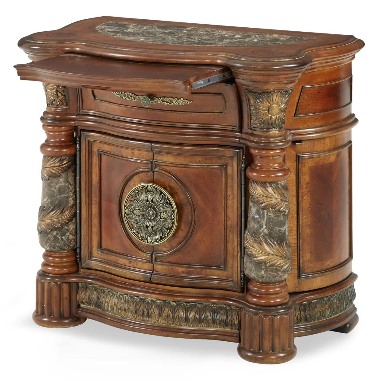 Villa Valencia Bedside Chest - Classic Chestnut - Image 2