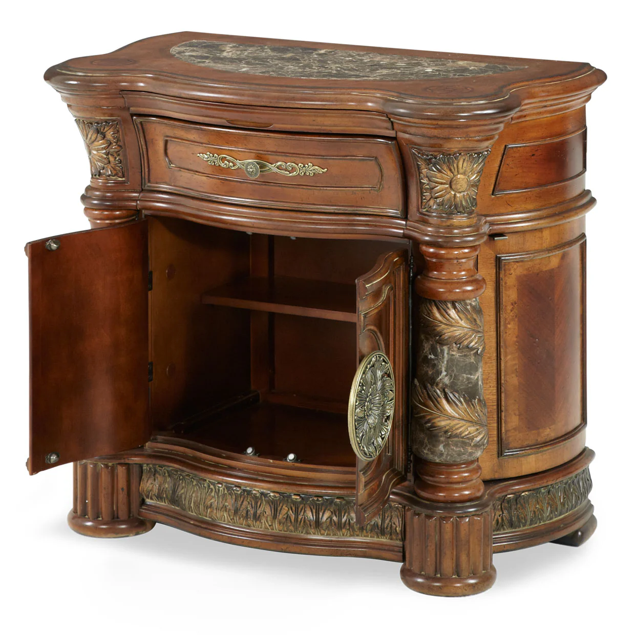 Villa Valencia Bedside Chest - Classic Chestnut - Image 3