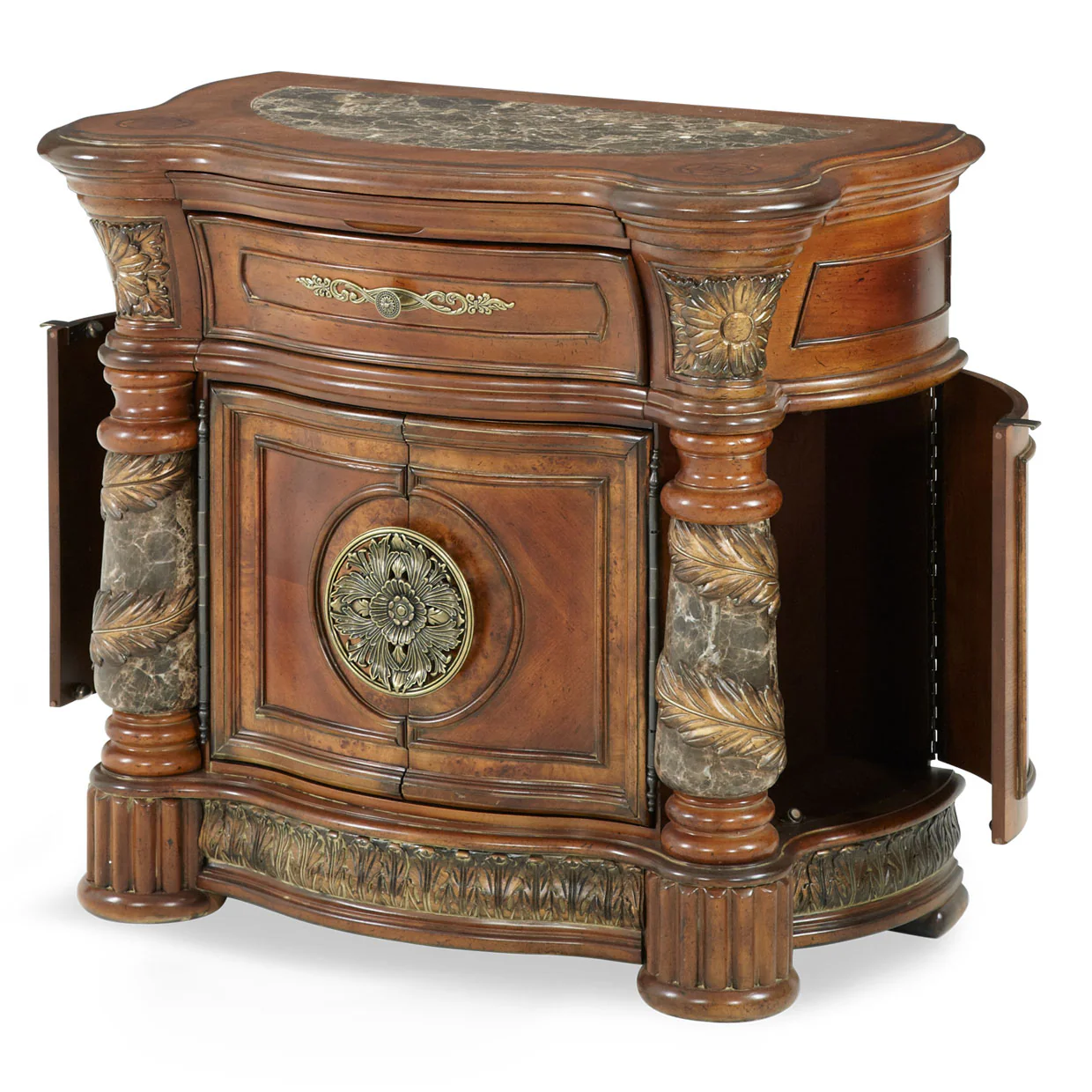 Villa Valencia Bedside Chest - Classic Chestnut - Image 4