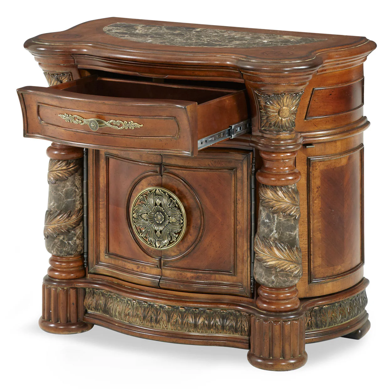 Villa Valencia Bedside Chest - Classic Chestnut - Image 5