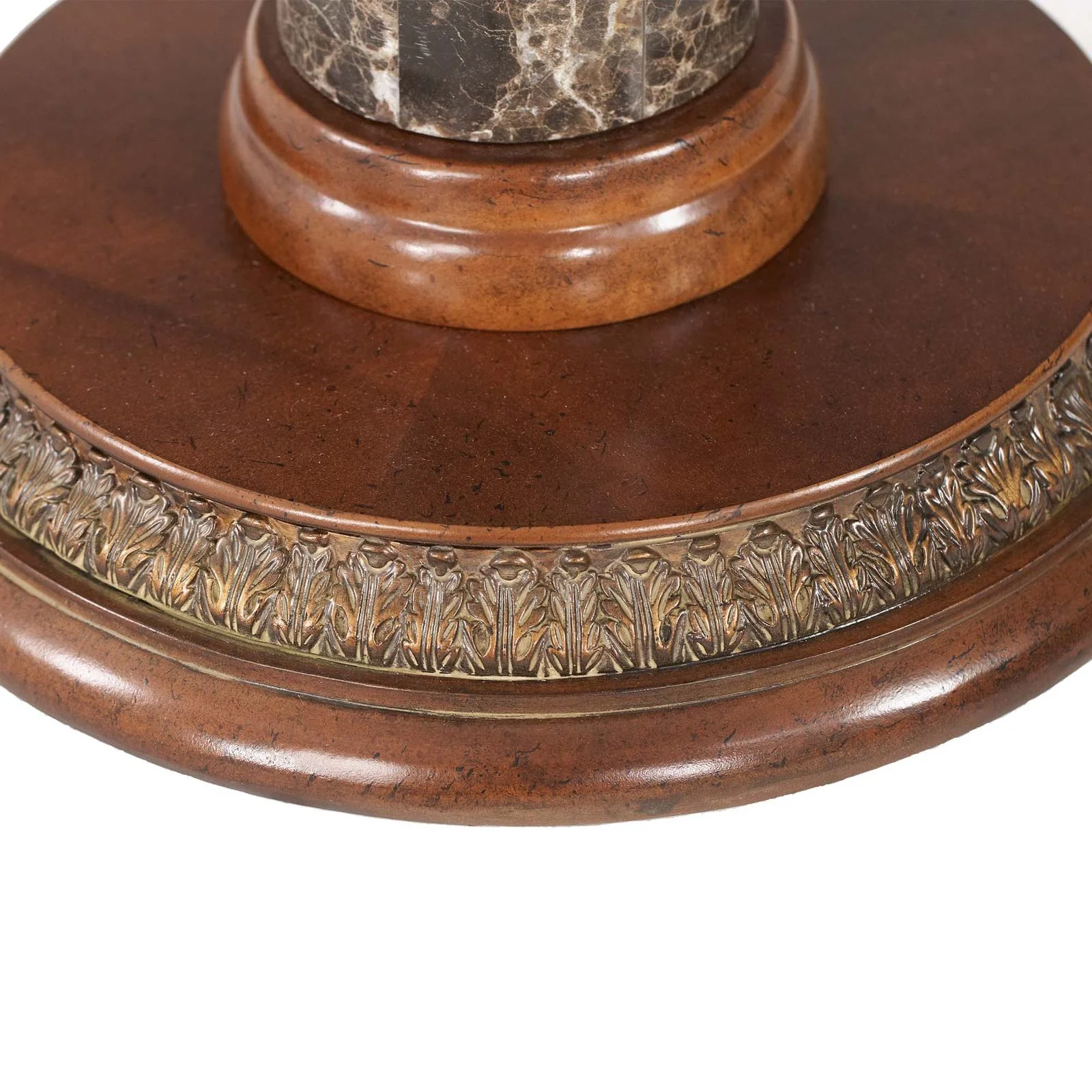 Villa Valencia Chairside Table - Classic Chestnut - Image 2