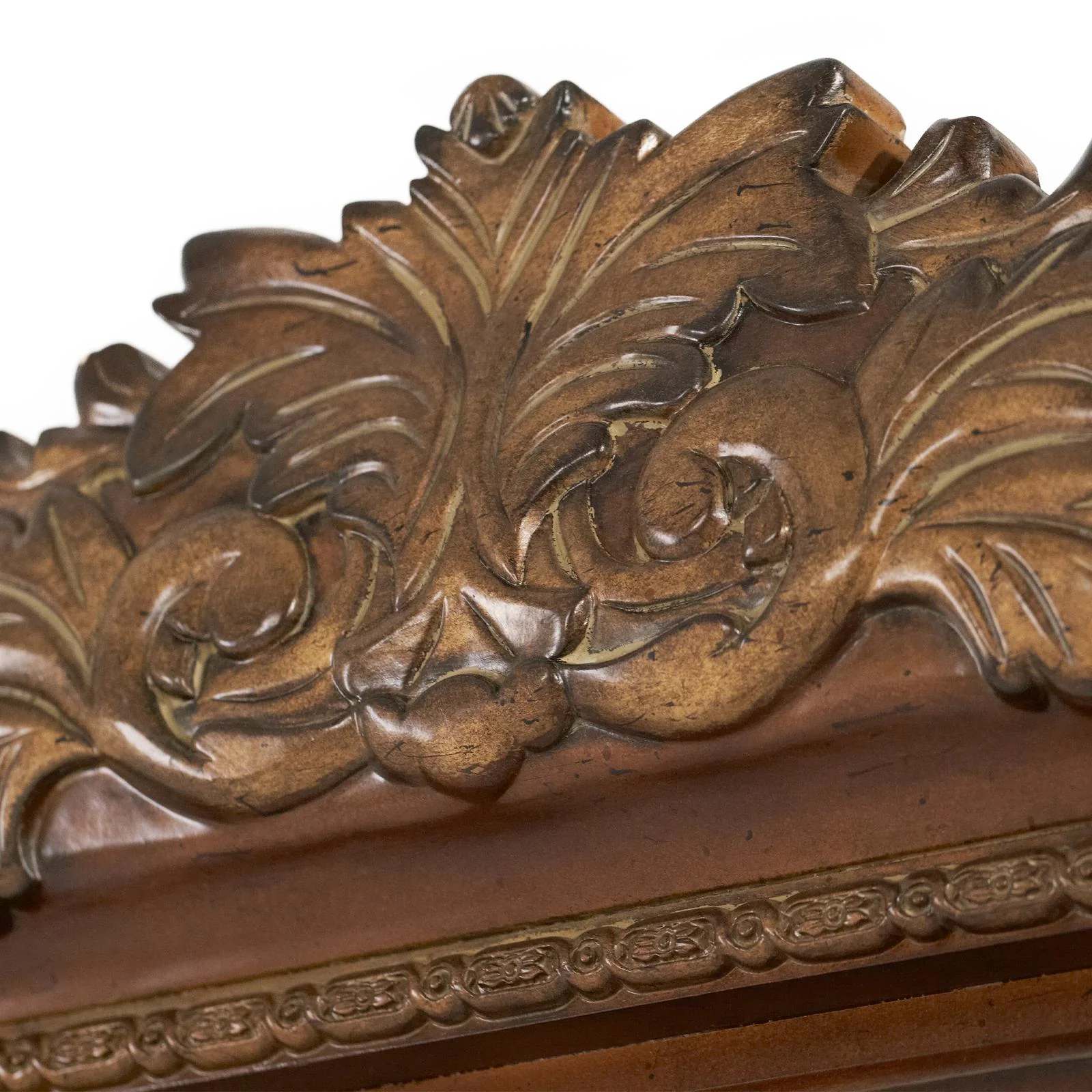Villa Valencia Floor Accent Mirror - Classic Chestnut - Image 3