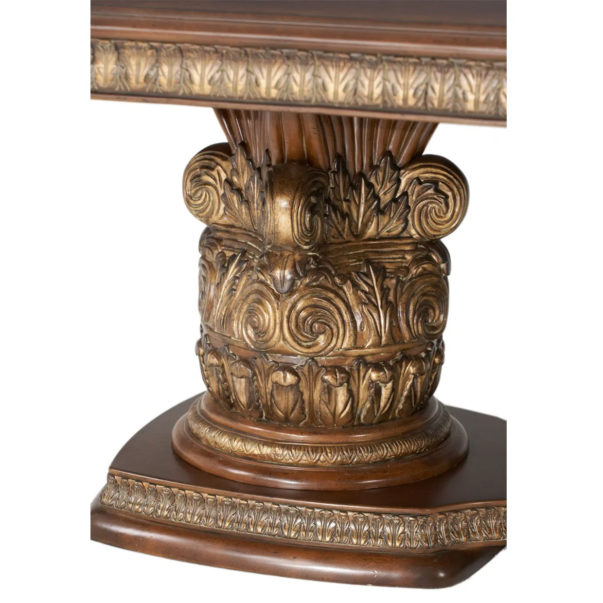 Villa Valencia Rectangular Dining Table - Classic Chestnut - Image 10