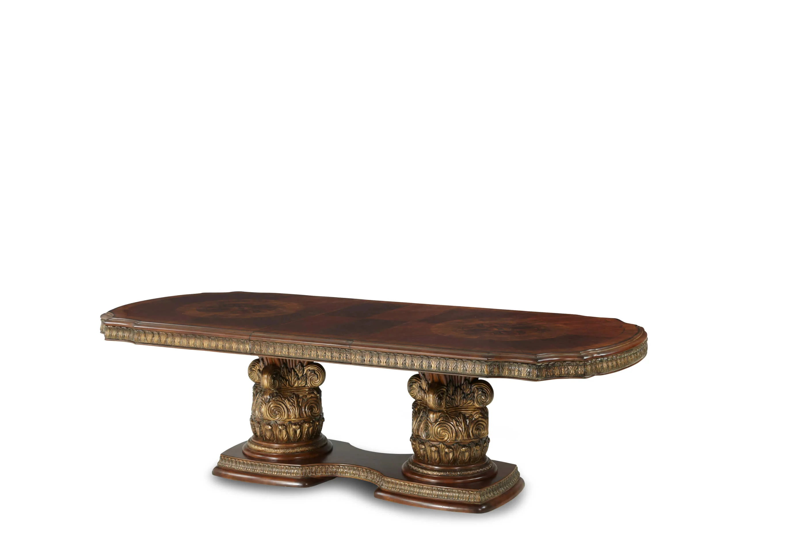 Villa Valencia Rectangular Dining Table - Classic Chestnut - Image 5