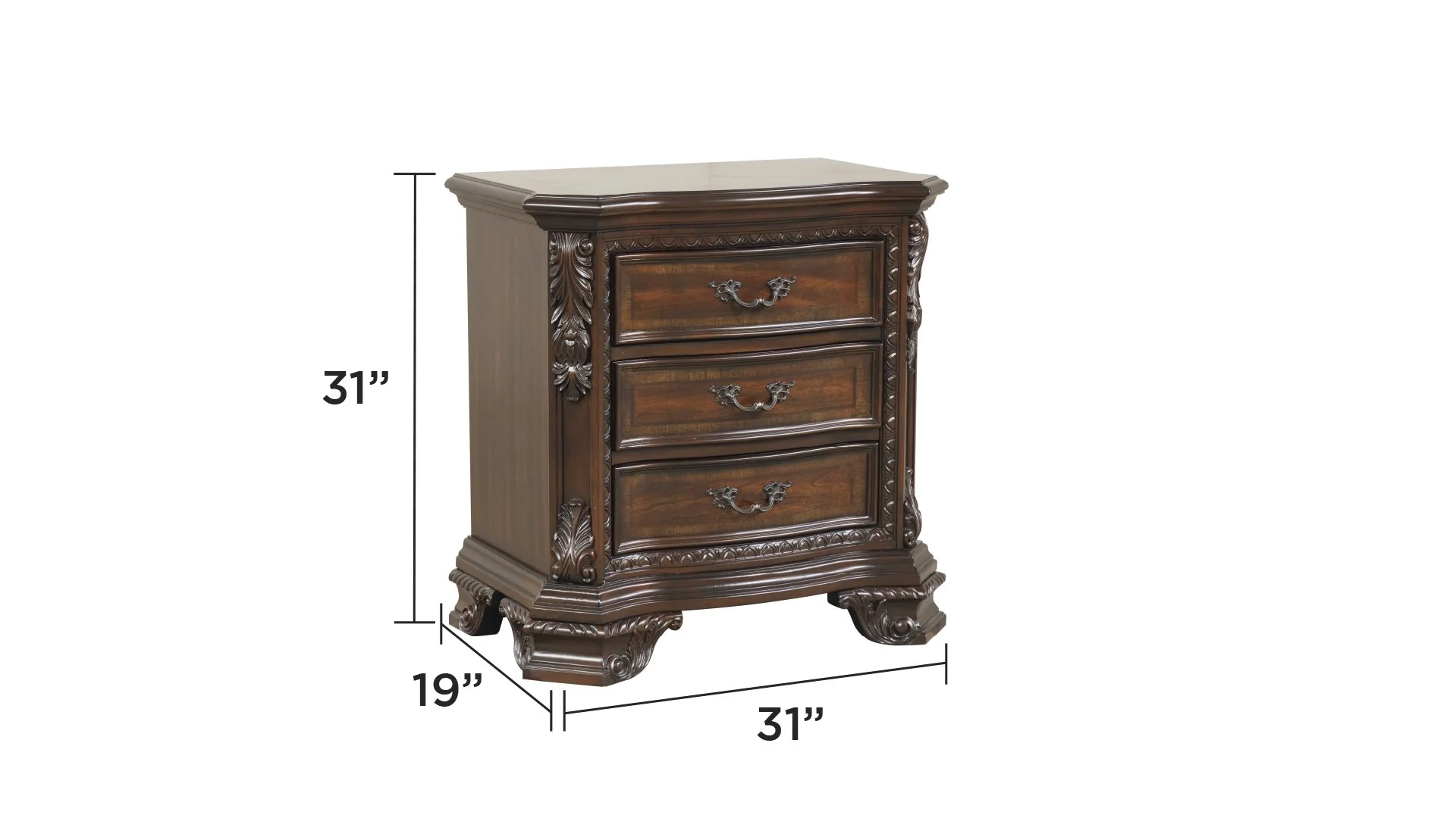 Vintage Queen 5 Pc Bedroom Set - Image 17