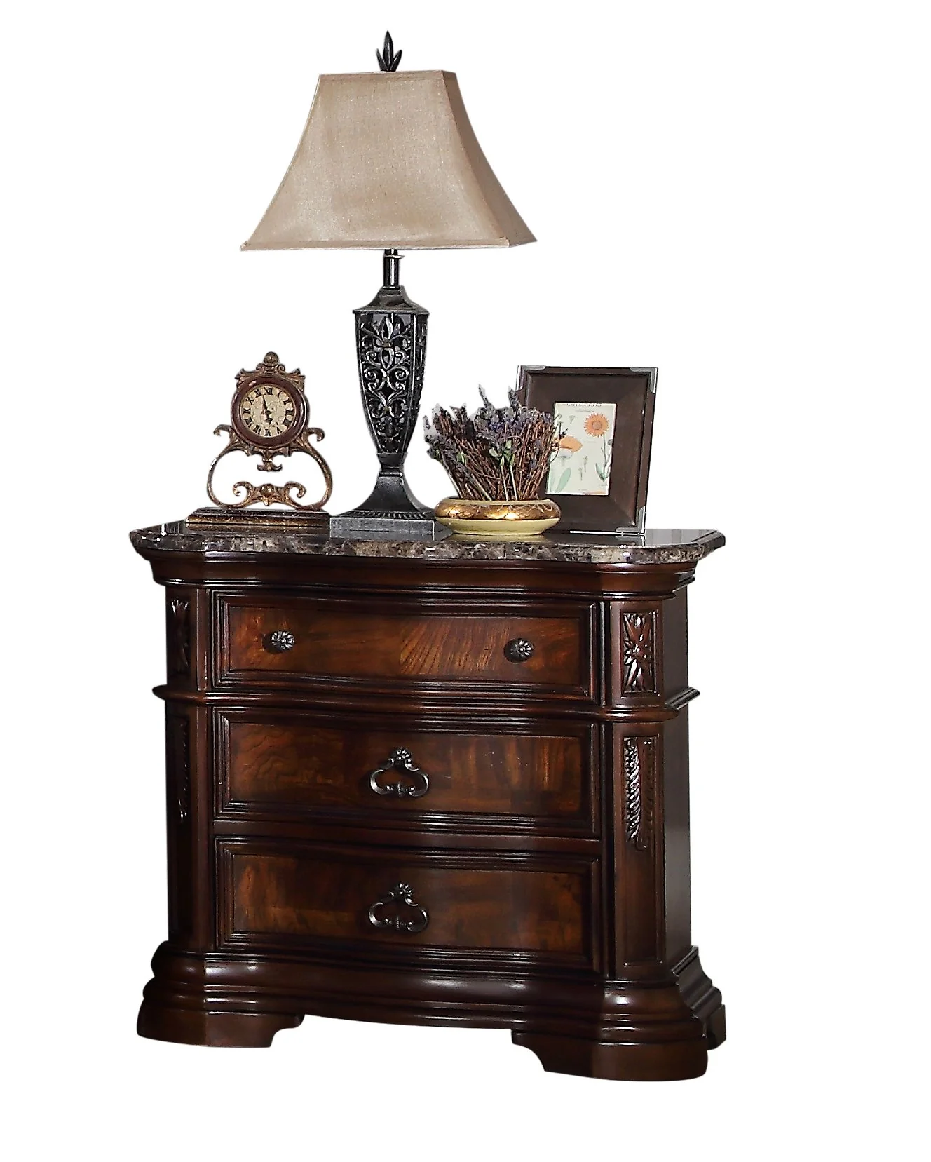 Vintage Queen 5 Pc Bedroom Set - Image 19