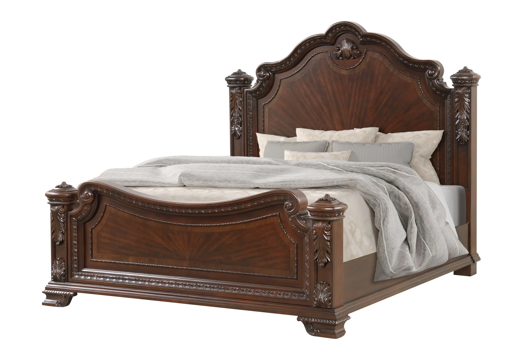 Vintage Queen 5 Pc Bedroom Set - Image 2