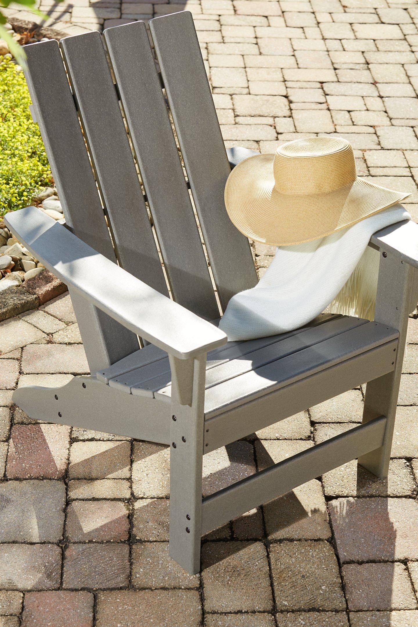 Visola Outdoor Adirondack Chair Set with End Table - Image 10