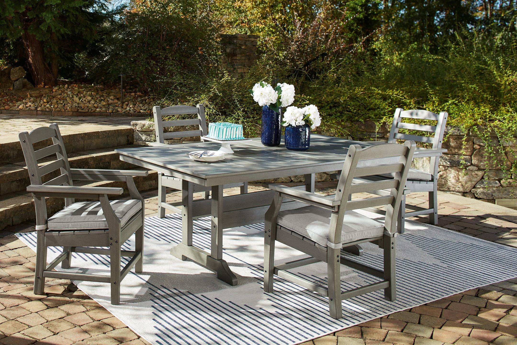 Visola Outdoor Dining Table with 4 Chairs - Image 2