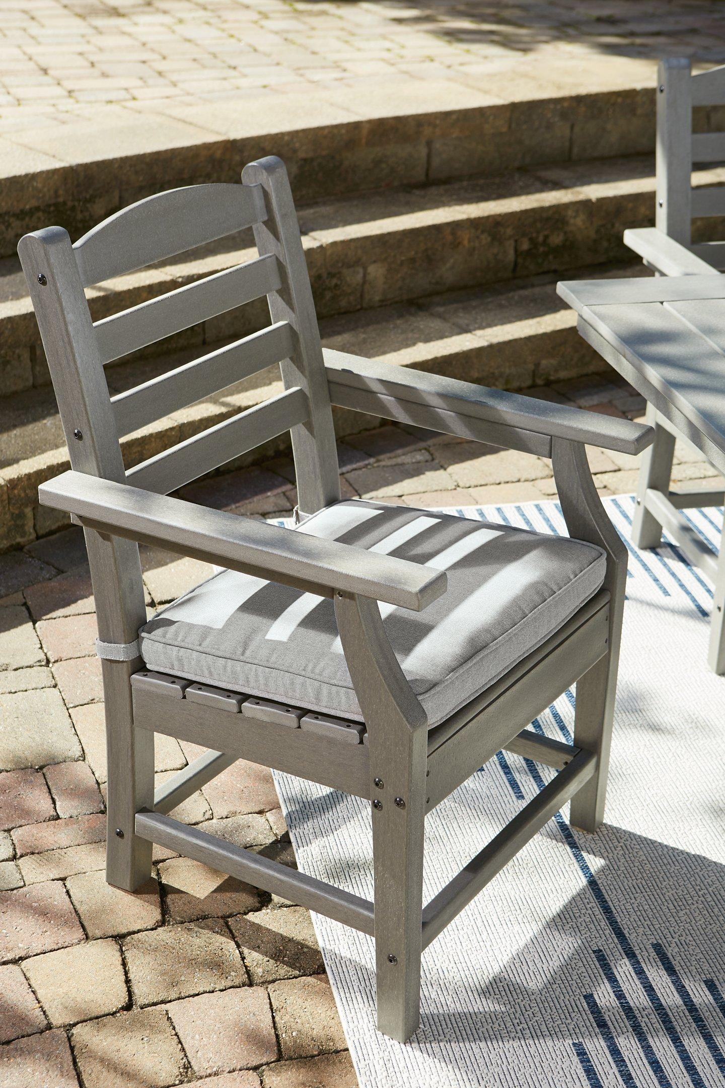 Visola Outdoor Dining Table with 6 Chairs - Image 11