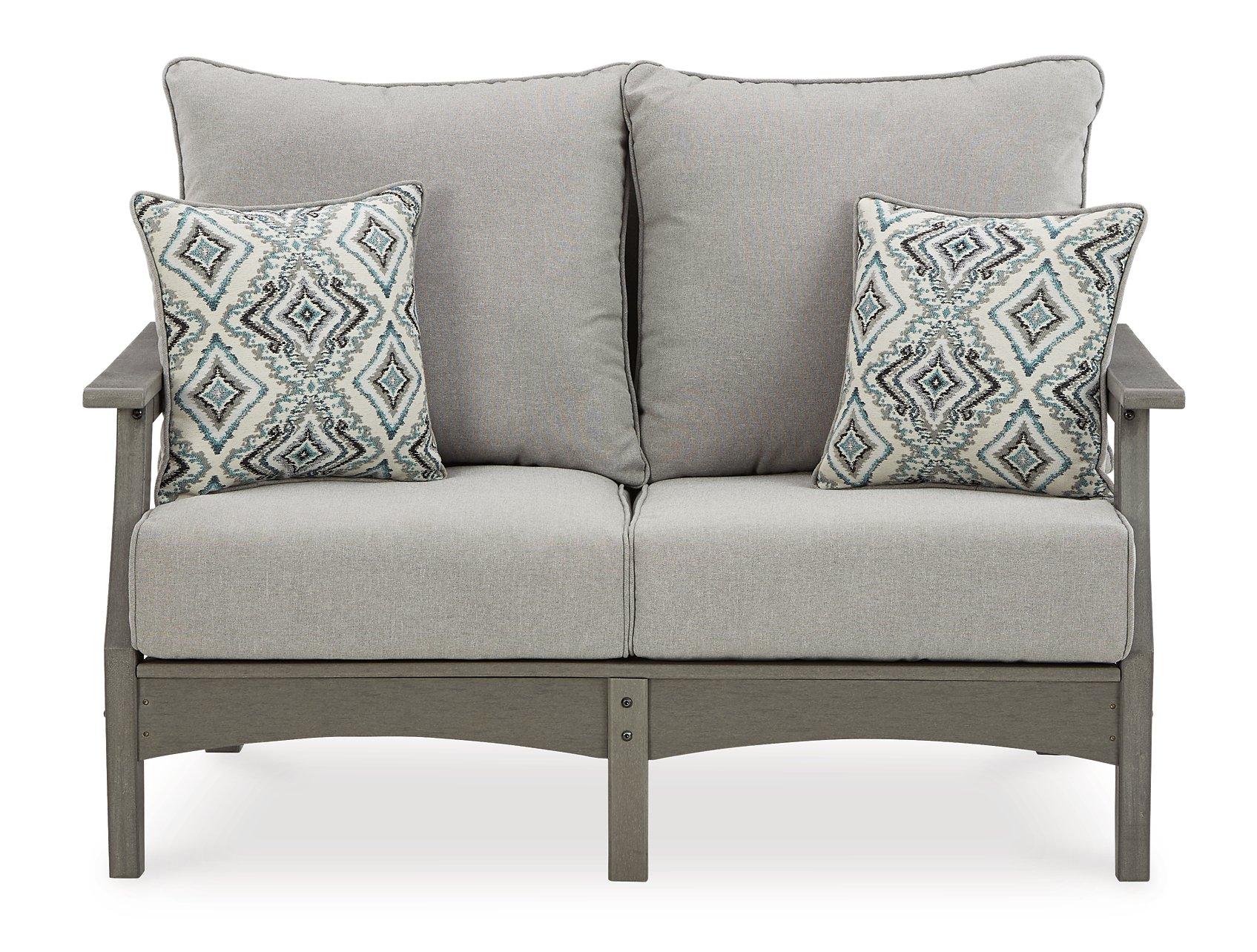 Visola Outdoor Sofa and Loveseat with Coffee Table - Image 7