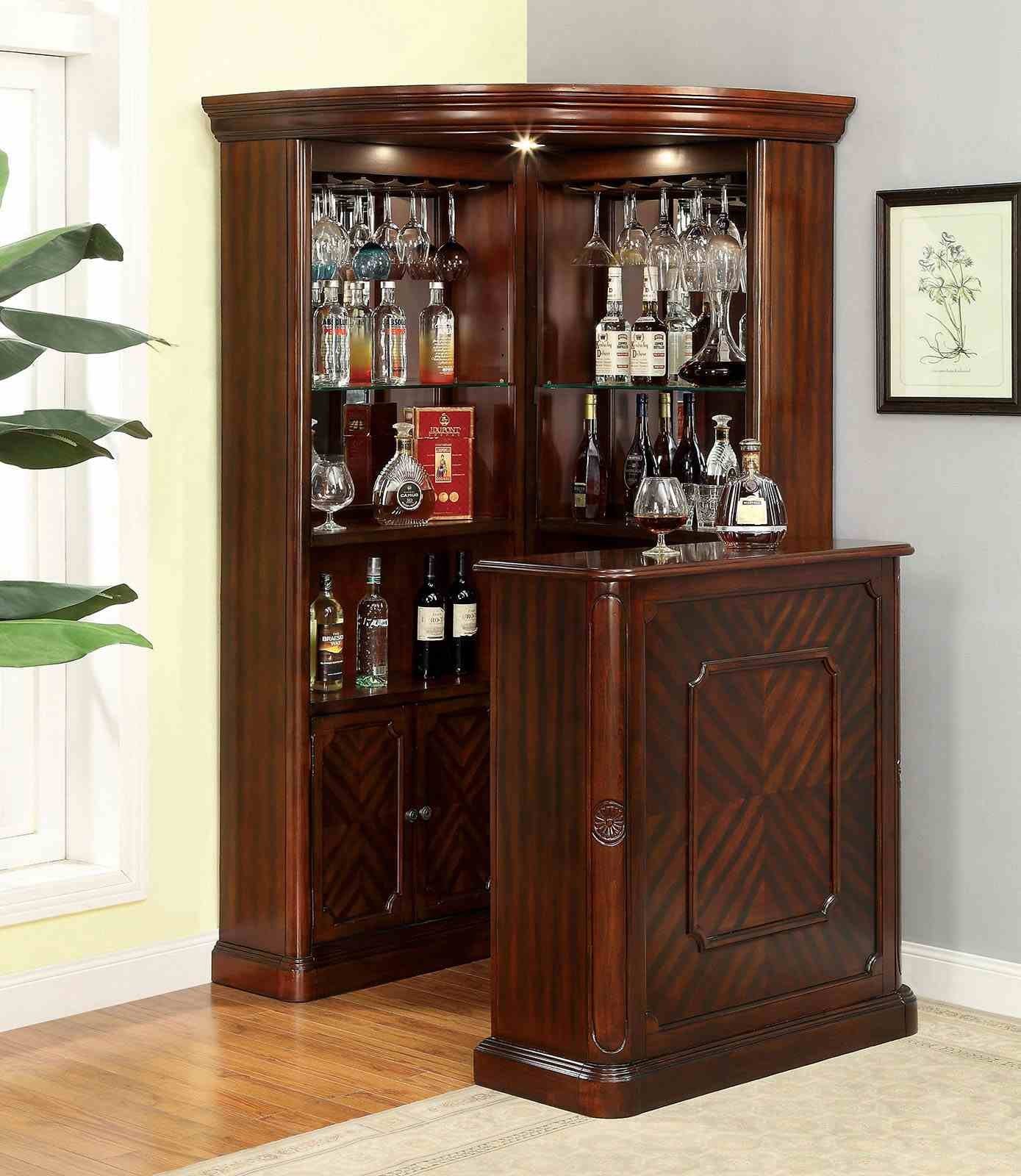 Voltaire Bar Table, Dark Cherry - Image 2