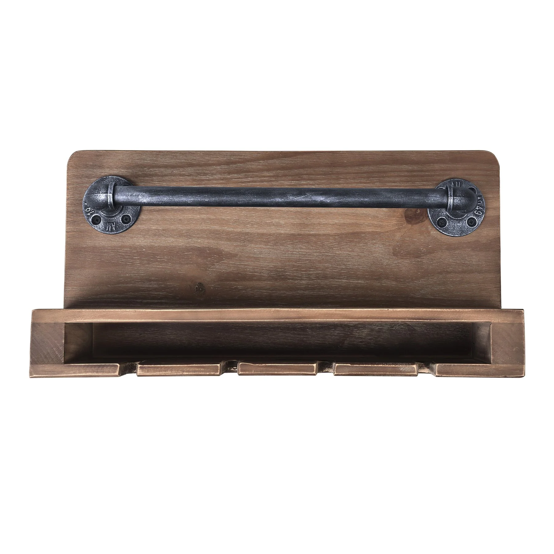 Vox Industrial Wine Rack in Industrial Gray and Pine Wood - Image 2