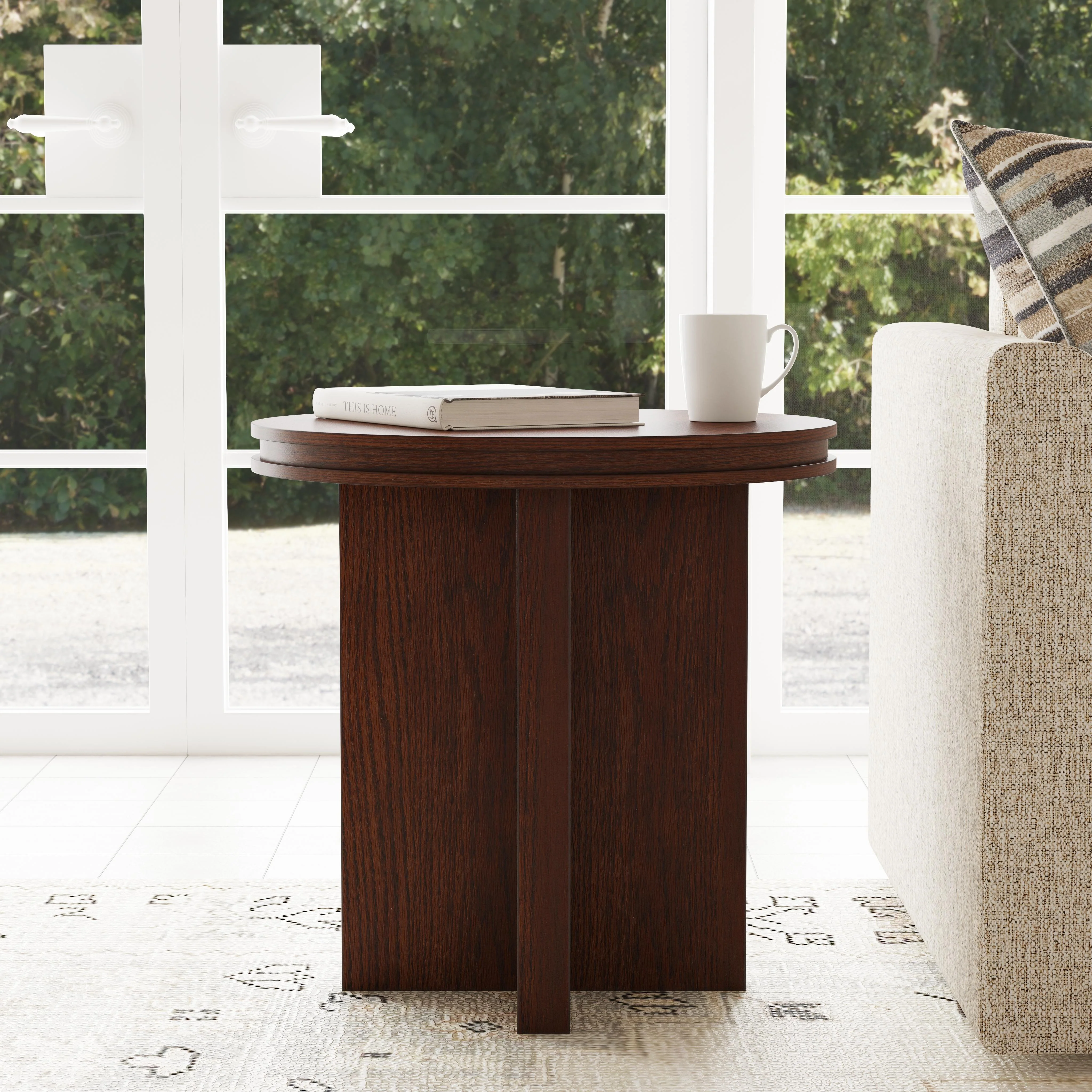 Waterfall W1026-02 Round End Table - Image 2