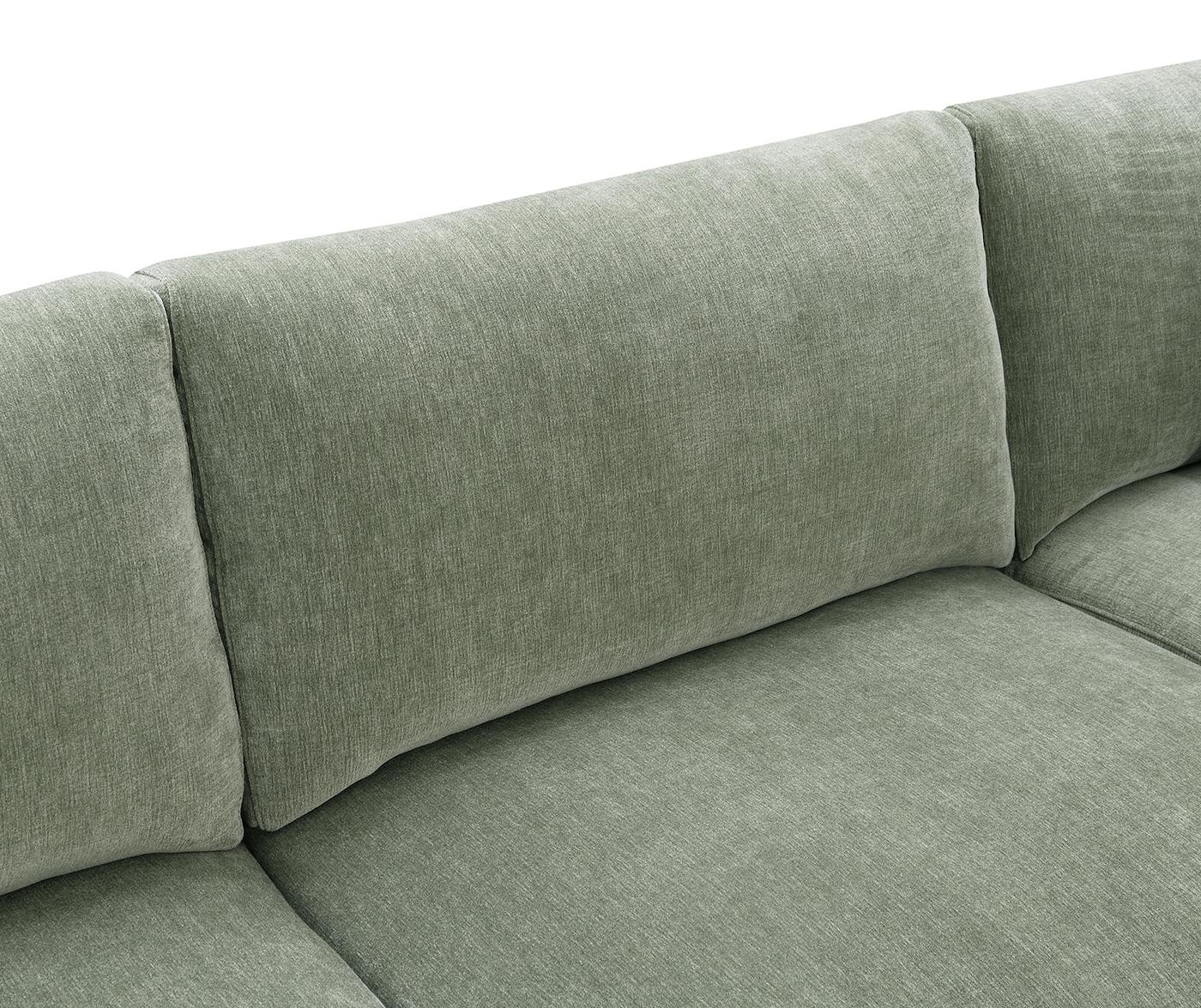 Watton Sectional, Right Chaise, Olive Green - Image 6