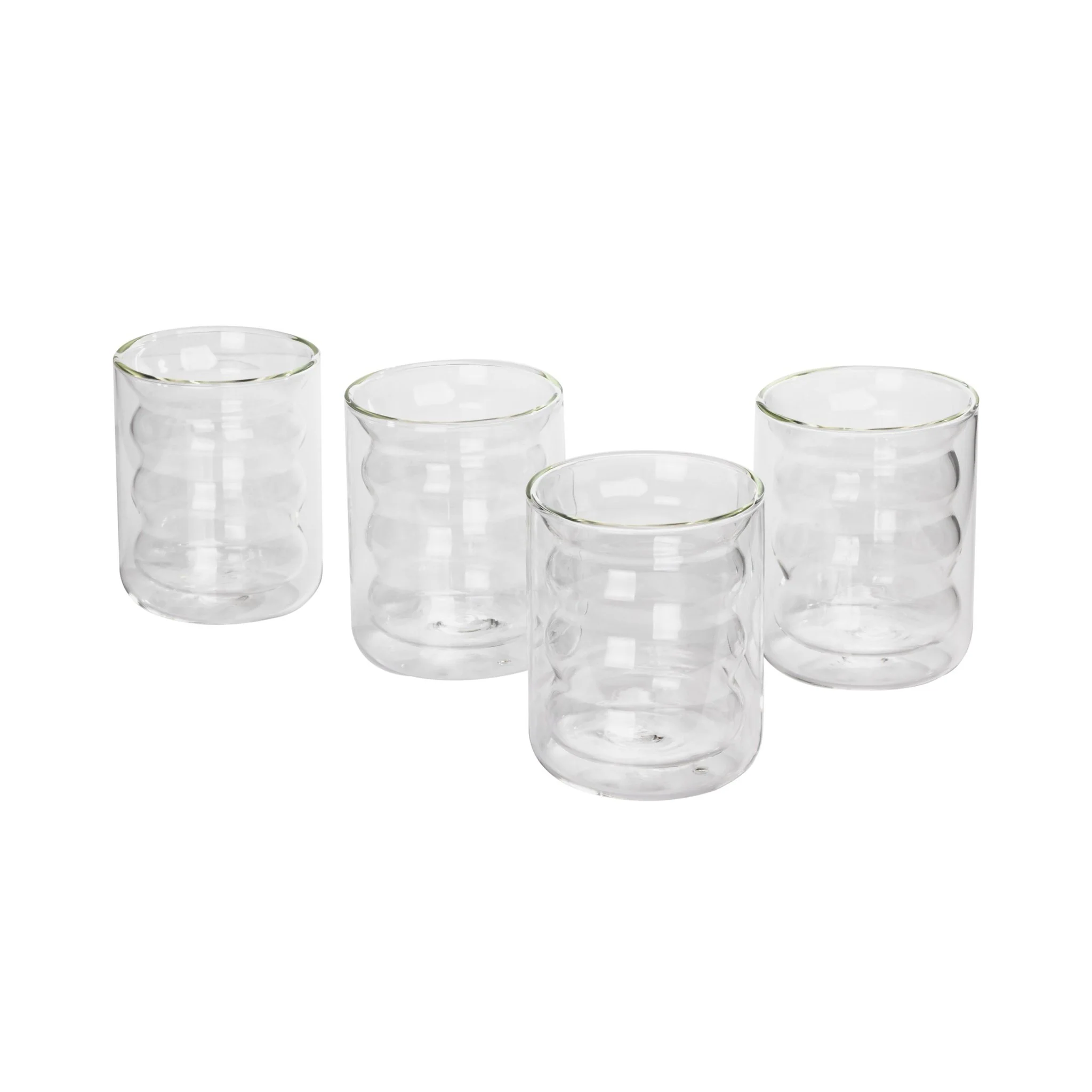 Waves Clear Water Glass - Set of 4 - Image 3