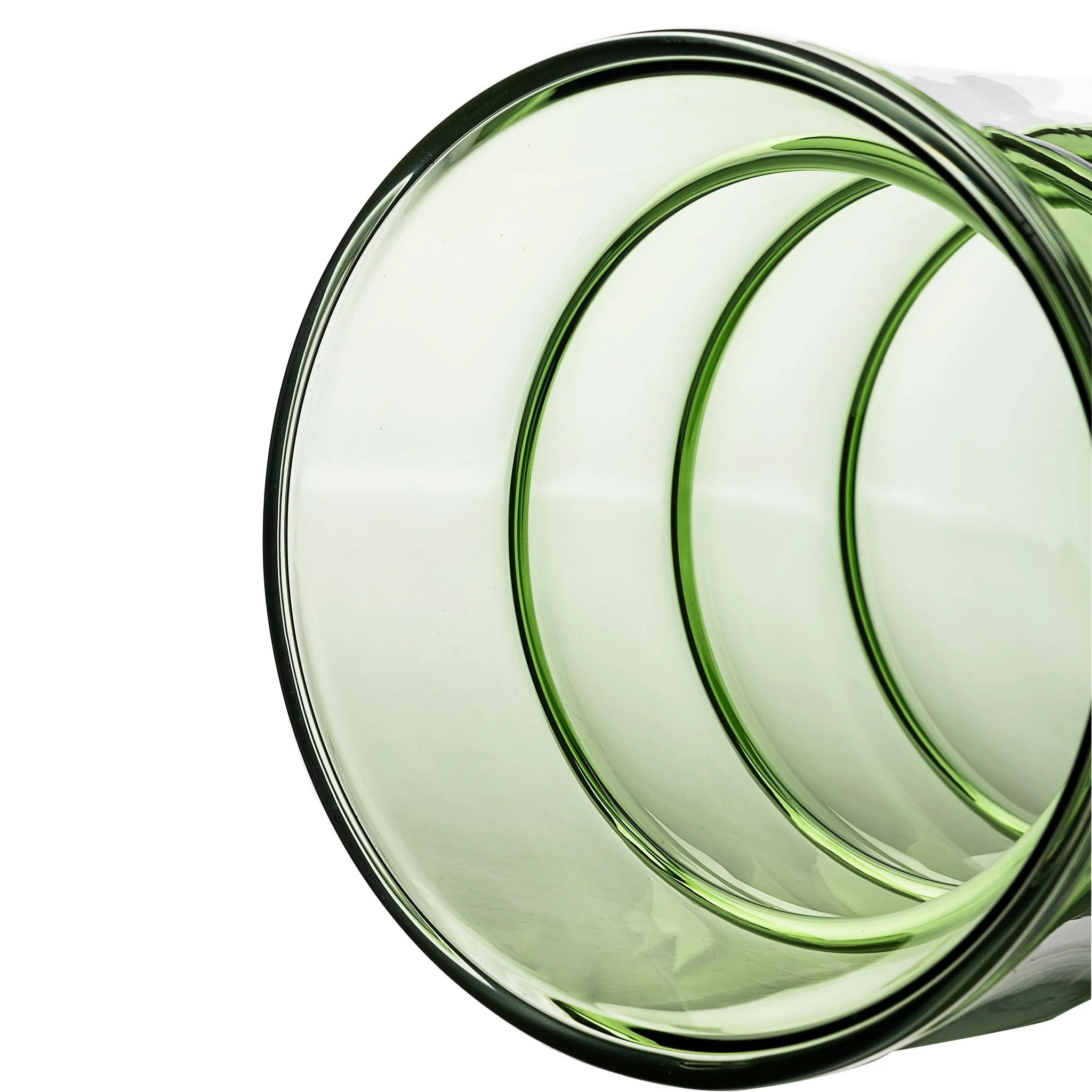 Waves Green Water Glass - Set of 4 - Image 5
