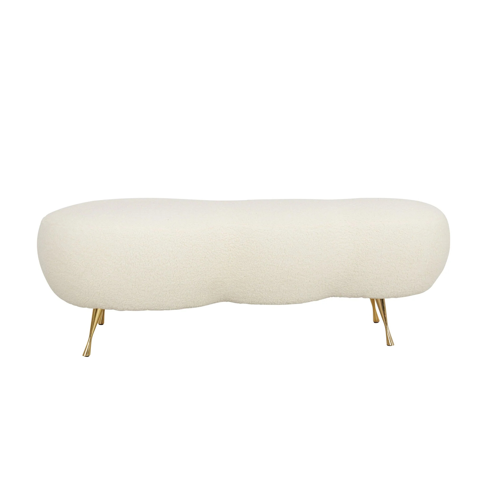 Welsh Faux Shearling Bench - Image 3