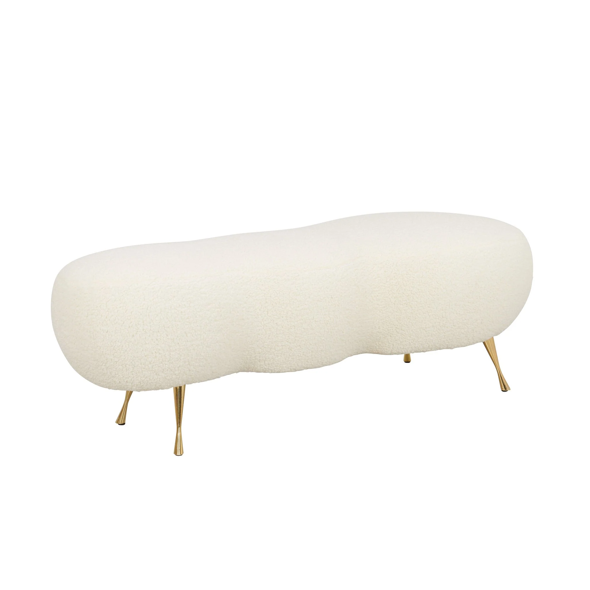 Welsh Faux Shearling Bench - Image 4