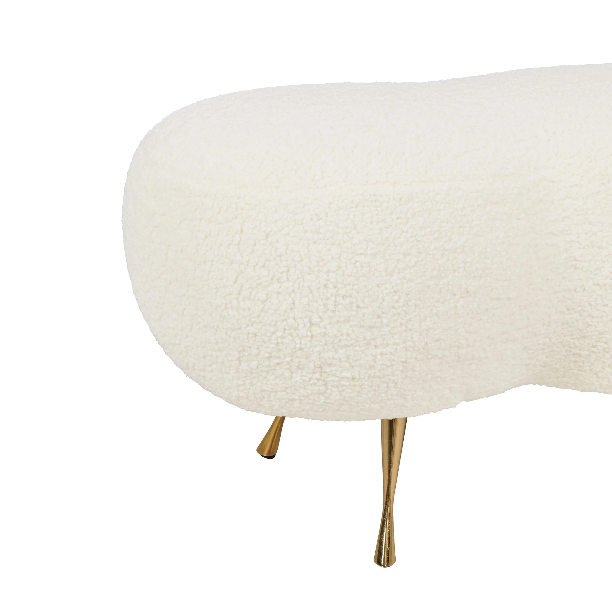 Welsh Faux Shearling Bench - Image 5