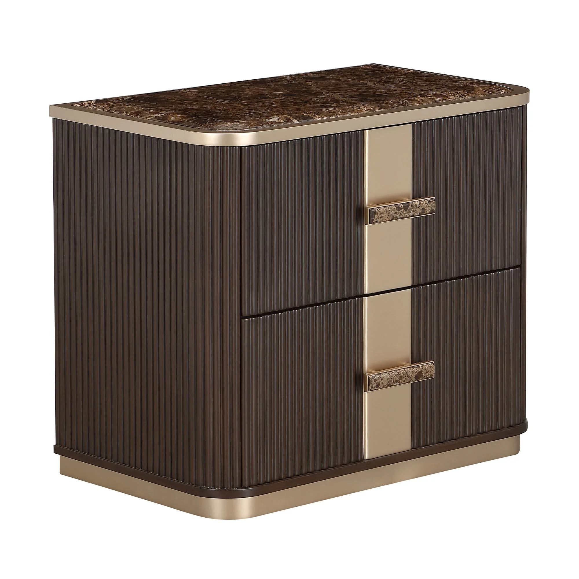 West Kensington 2-Drawer Nightstand - Medium Espresso - Image 2