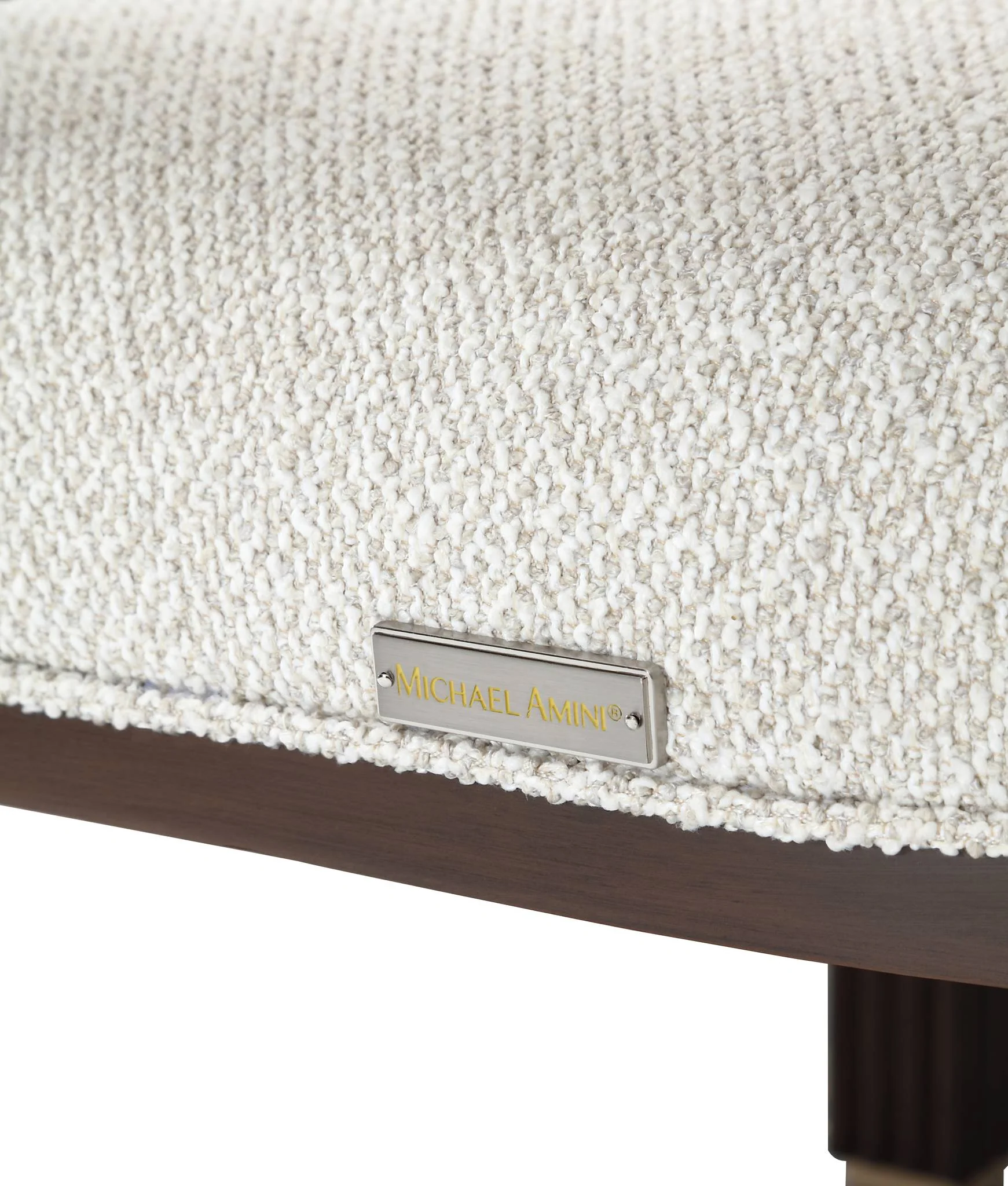 West Kensington Accent Chair - Buff/Medium Espresso - Image 14
