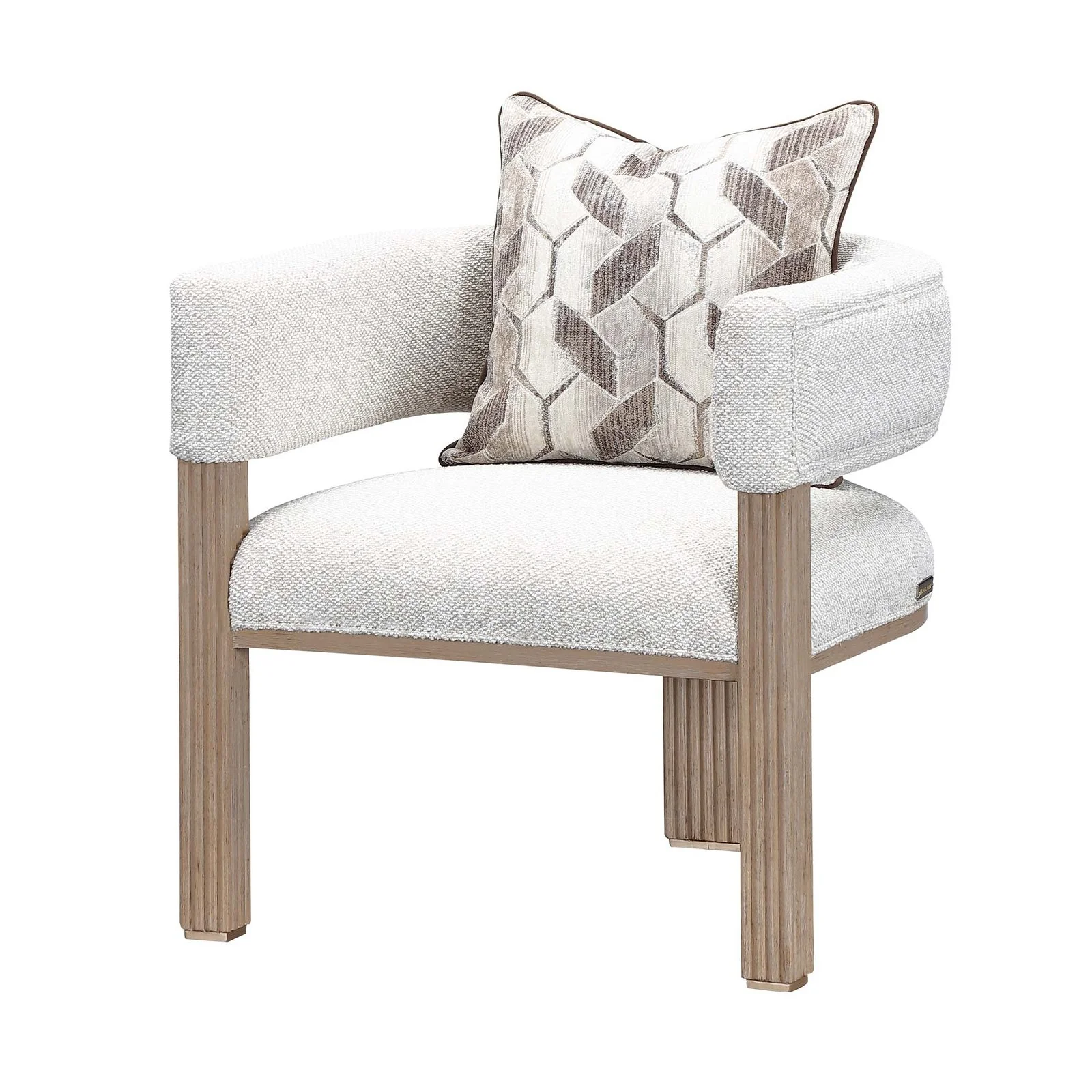 West Kensington Accent Chair - Buff/Seal Salt Caramel - Image 14