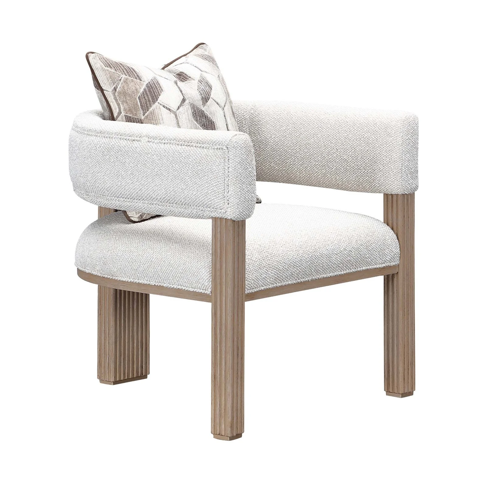West Kensington Accent Chair - Buff/Seal Salt Caramel - Image 2
