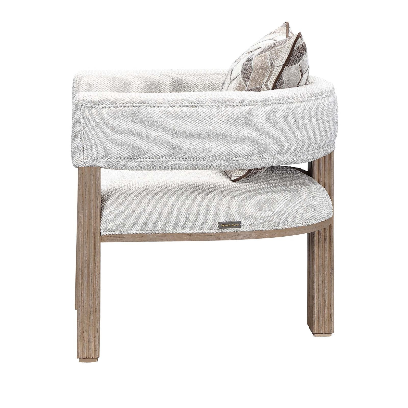 West Kensington Accent Chair - Buff/Seal Salt Caramel - Image 7