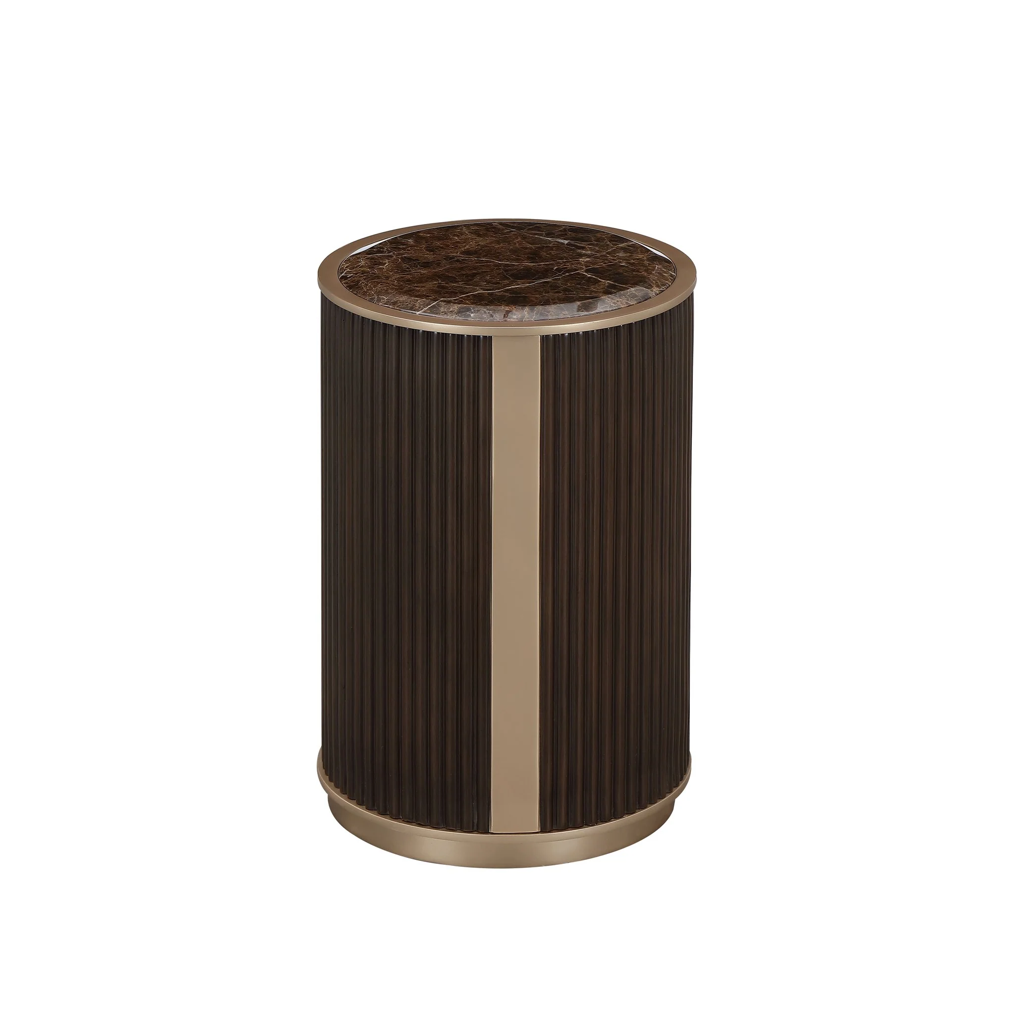 West Kensington Chairside Table - Medium Espresso - Image 5