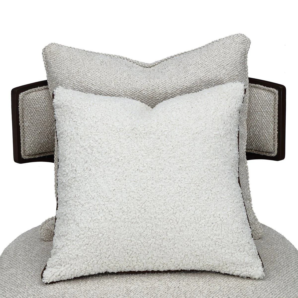 West Kensington Chaise - Buff/Medium Espresso - Image 14