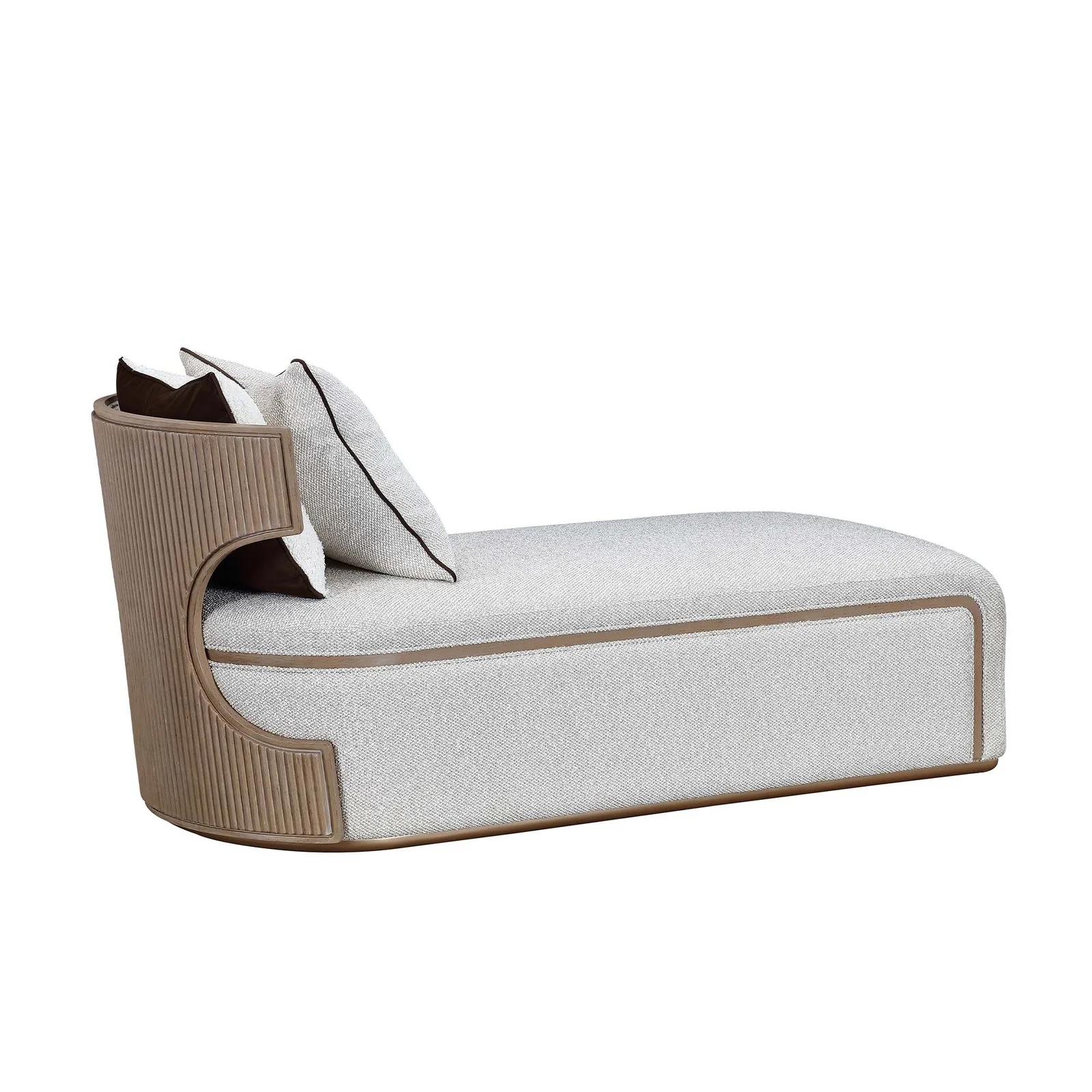 West Kensington Chaise - Buff/Seal Salt Caramel - Image 4