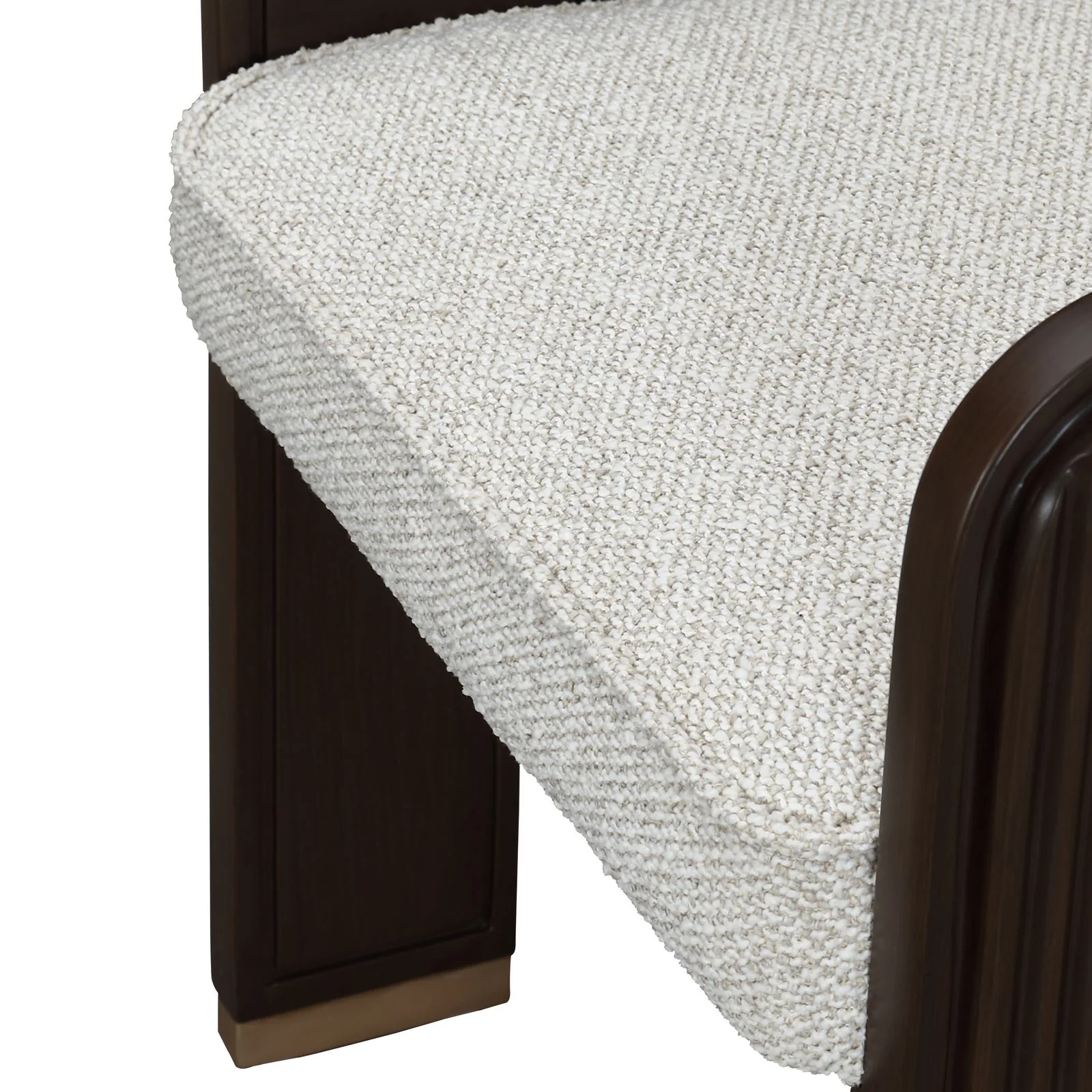 West Kensington Dining Arm Chair - Buff/Medium Espresso - Image 10