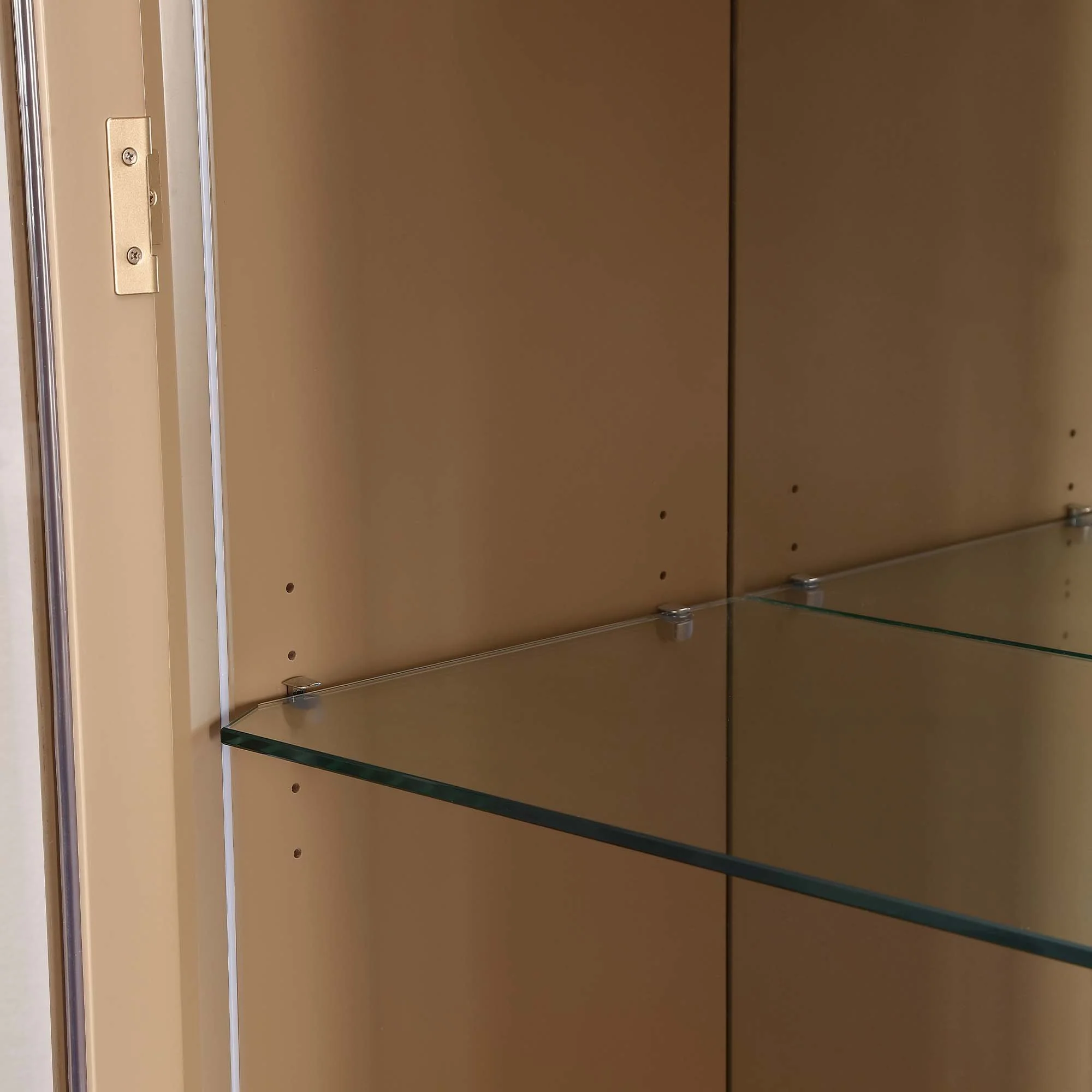 West Kensington Display Cabinet - Sea Salt Caramel - Image 11