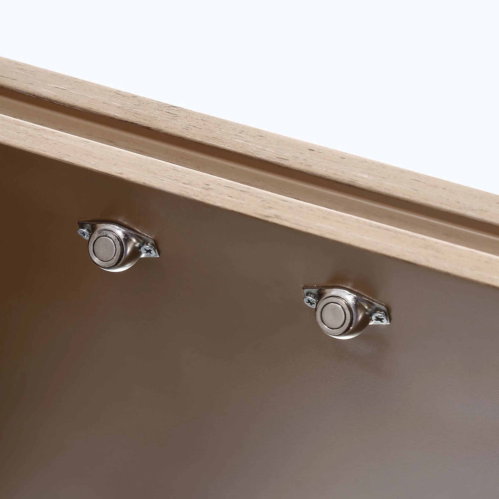 West Kensington Display Cabinet - Sea Salt Caramel - Image 15