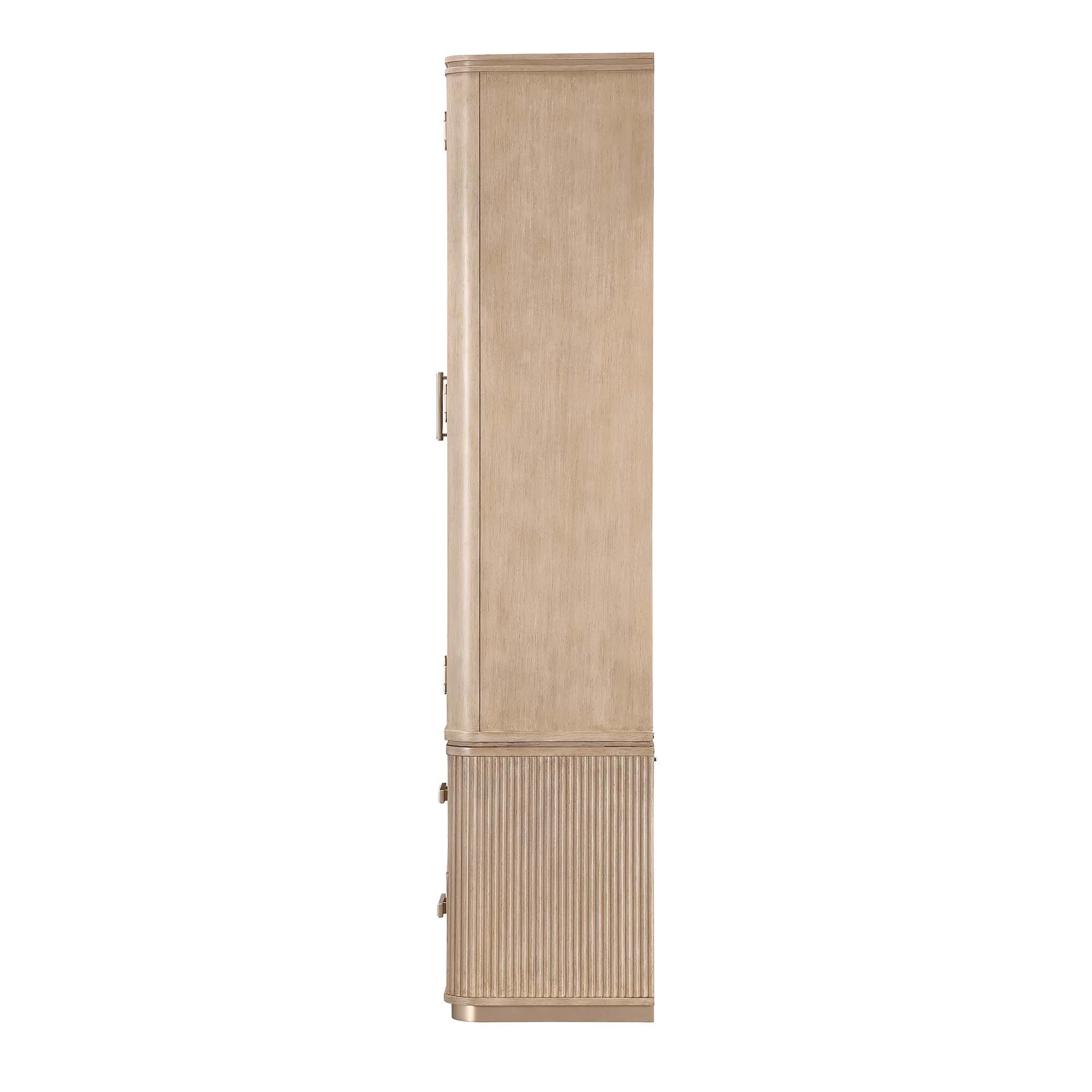 West Kensington Display Cabinet - Sea Salt Caramel - Image 6