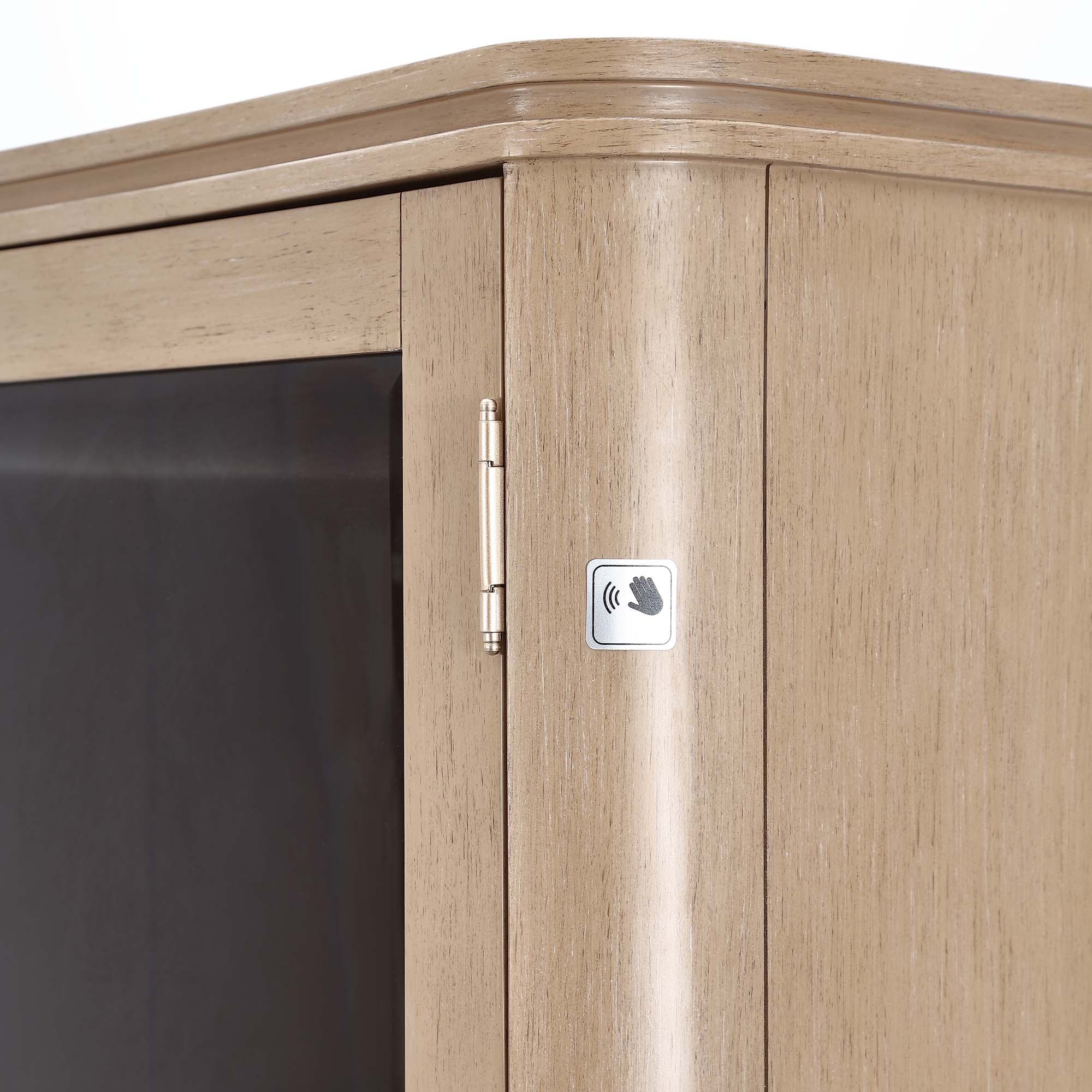 West Kensington Display Cabinet - Sea Salt Caramel - Image 9